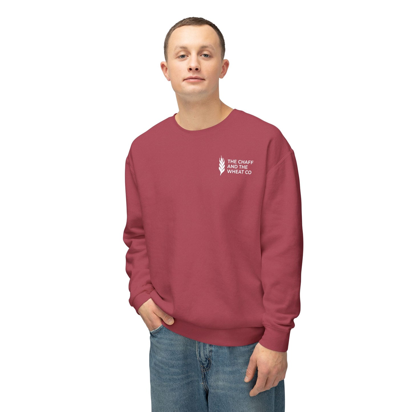 The Gospel - Adult Unisex Crewneck Sweatshirt - Back Text, Light Lettered Edition - (11 Colors)
