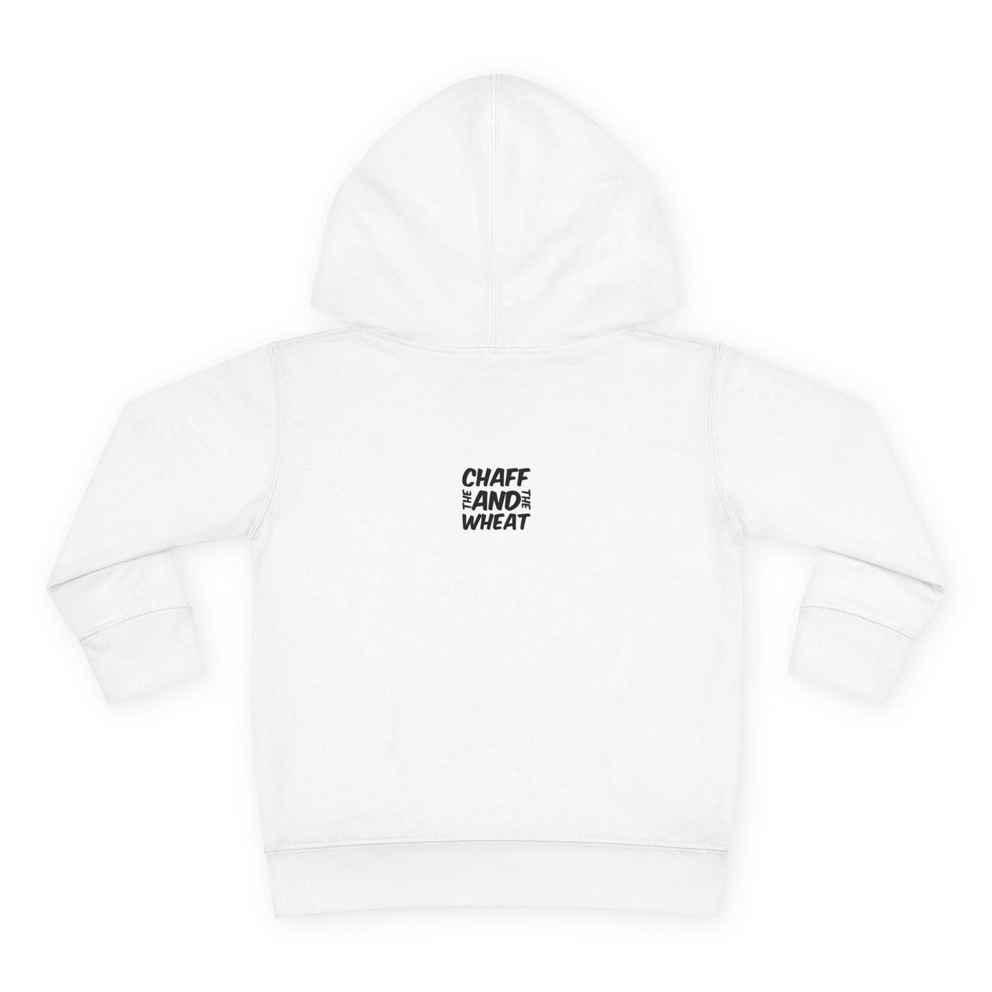 'I declare to you the gospel' - Front Text, Dark Lettered Edition - (7 Color Options) - Toddler Pullover Fleece Hoodie
