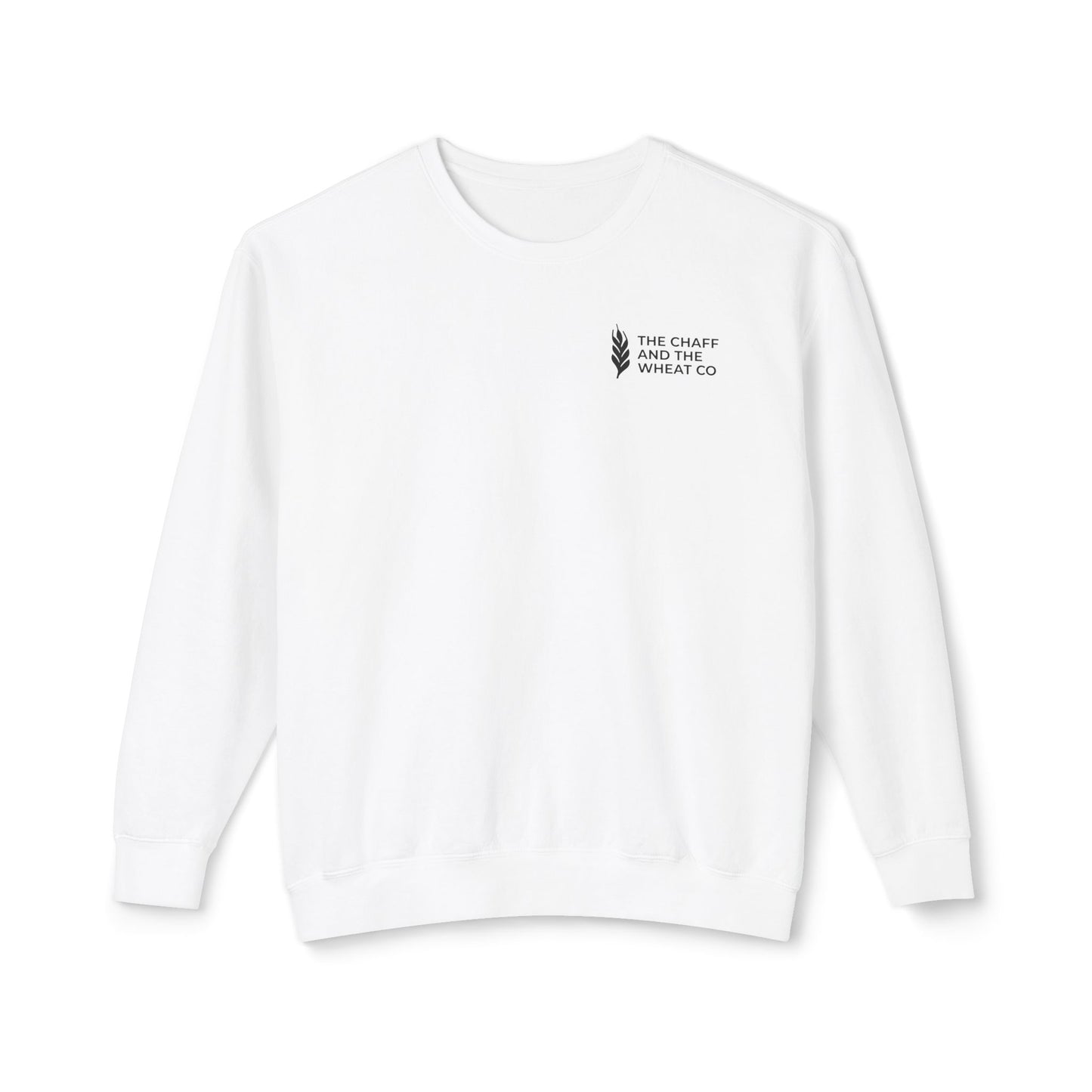 The Gospel - Adult Unisex Crewneck Sweatshirt - Back Text, Dark Lettered Edition - (12 Colors)