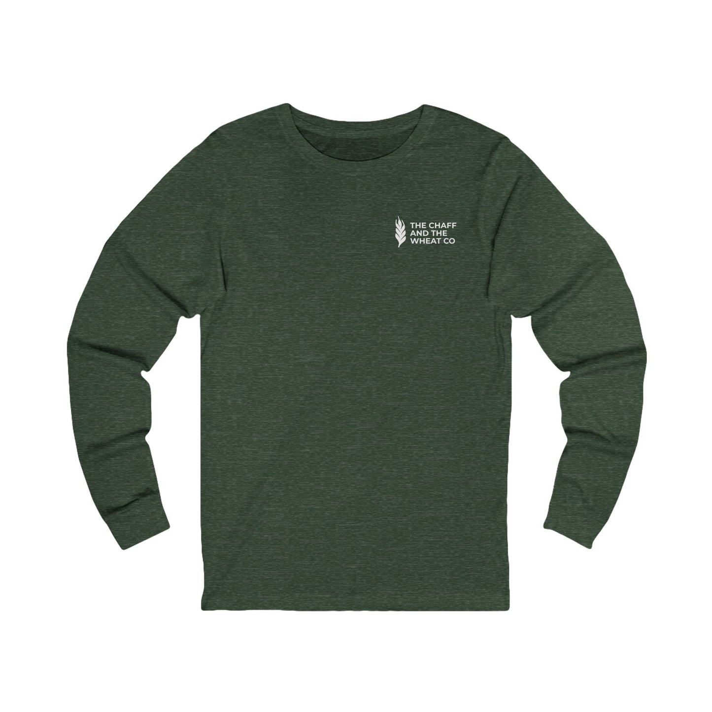 The Gospel - Adult Unisex Long Sleeve Tee - Back Text, Light Lettered Edition - (12 Colors)