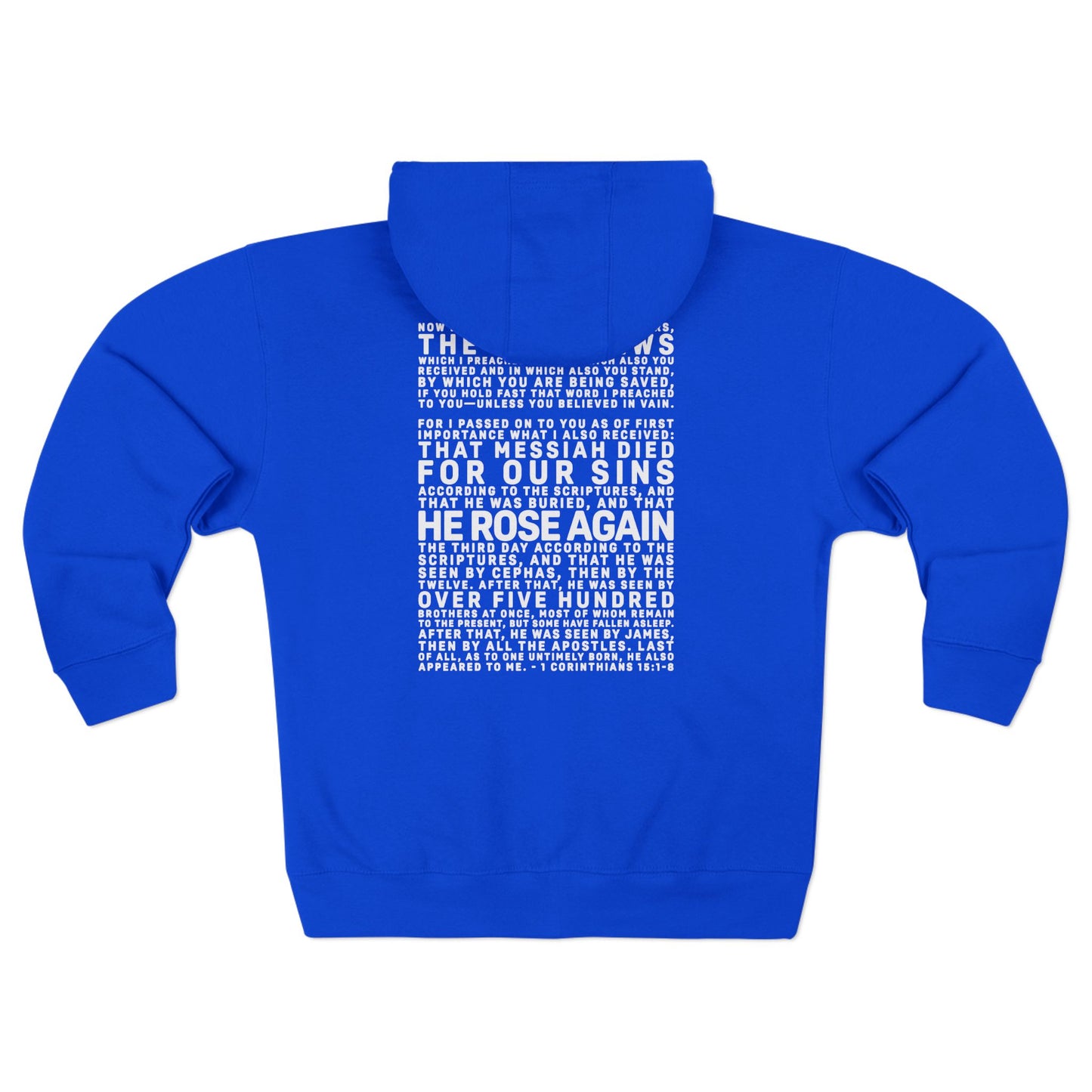 The Gospel - Adult Unisex Zip Hoodie - Light Lettered Edition - (8 Colors)