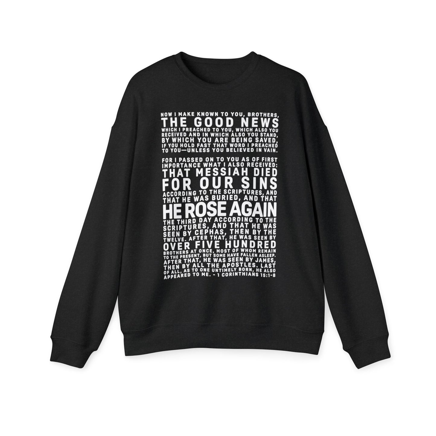 The Gospel - Adult Unisex Premium Sweatshirt - Front Text Edition - (2 Colors)