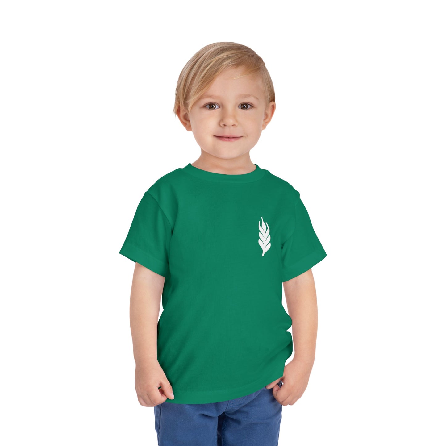 The Gospel - Toddler Short Sleeve Tee - Back Text, Light-Lettered Edition - (15 Colors)