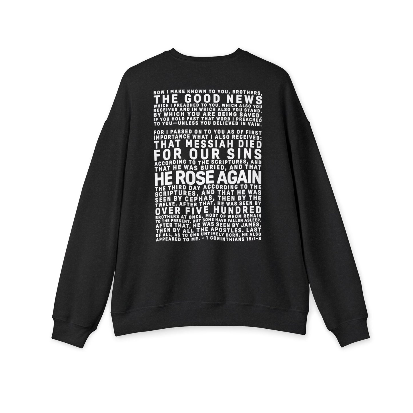 The Gospel - Adult Unisex Premium Sweatshirt - Back Text Edition - (2 Colors)