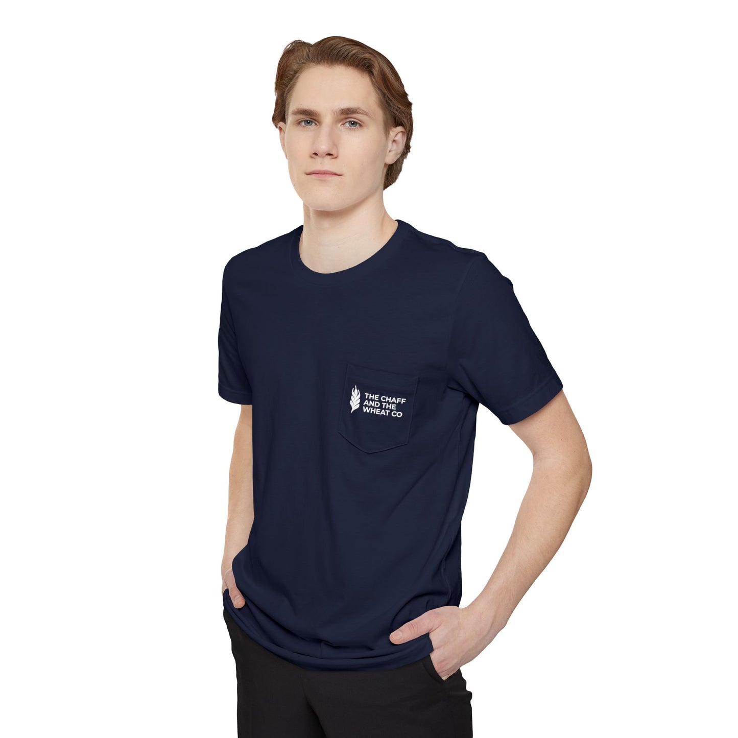 The Gospel - Adult Unisex Pocket Tee - Back Text, Light-Lettered Edition - (5 Colors)