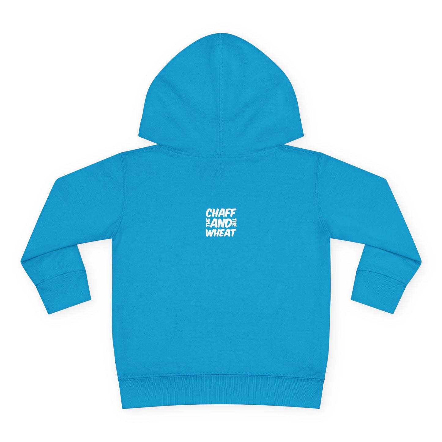 'I declare to you the gospel' - Front Text, Light Lettered Edition - (15 Color Options) - Toddler Pullover Fleece Hoodie