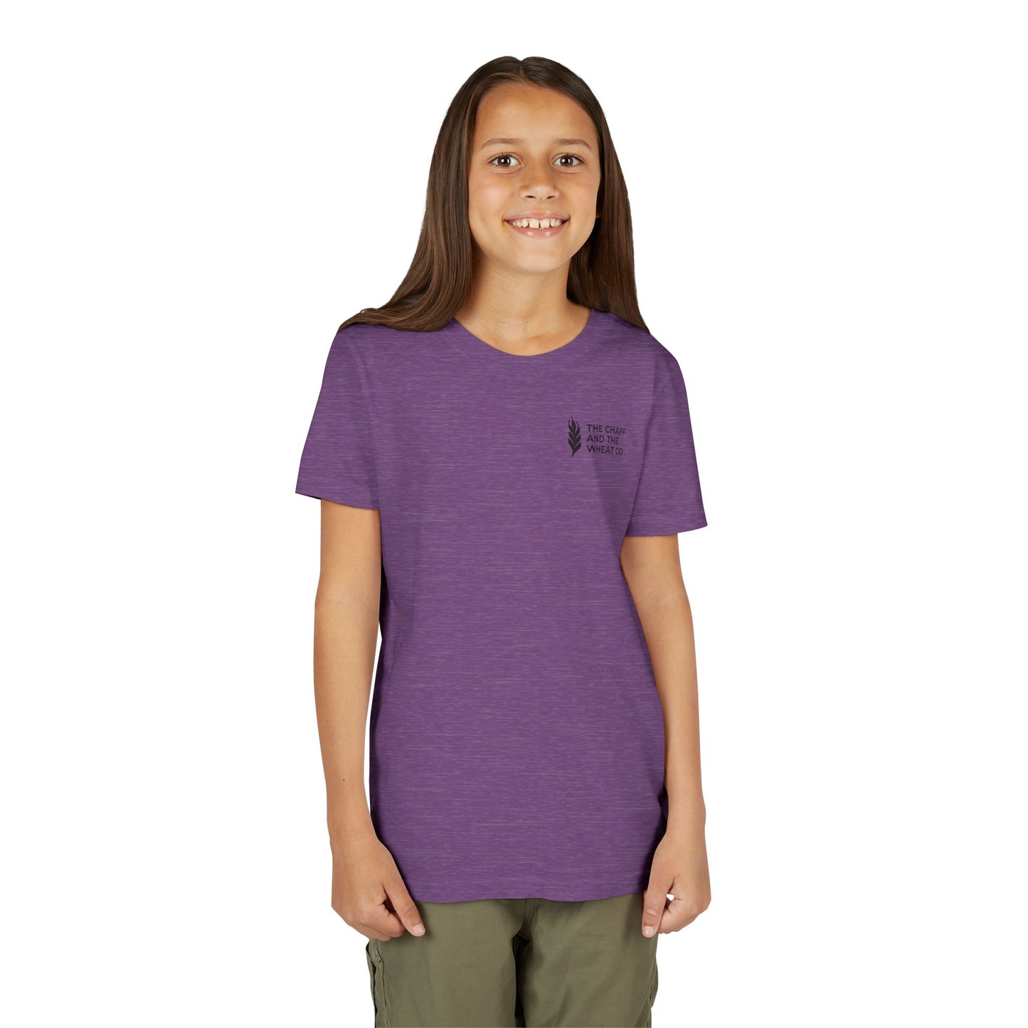 The Gospel - Youth Short Sleeve Tee - Back Text, Dark-Lettered Edition - (17 Colors)