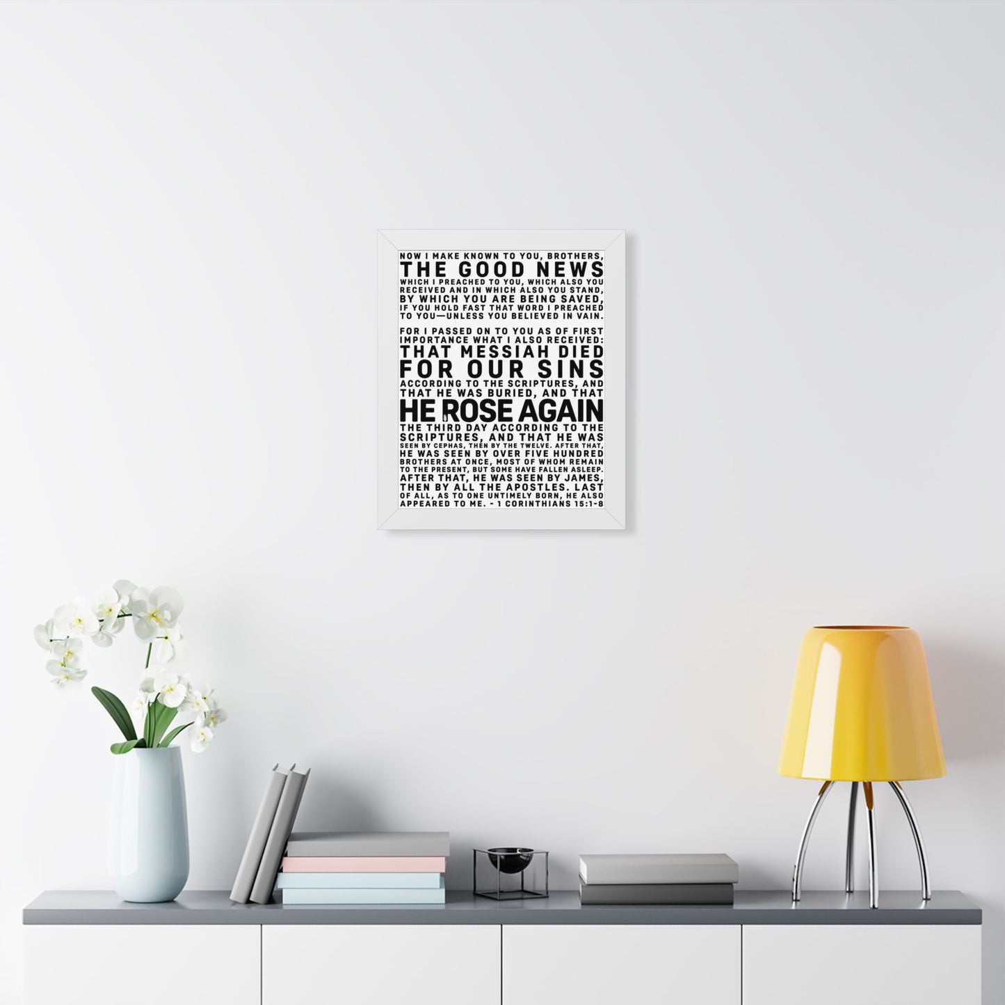 The Gospel - Framed Poster - (4 Sizes // 3 Frame Colors)