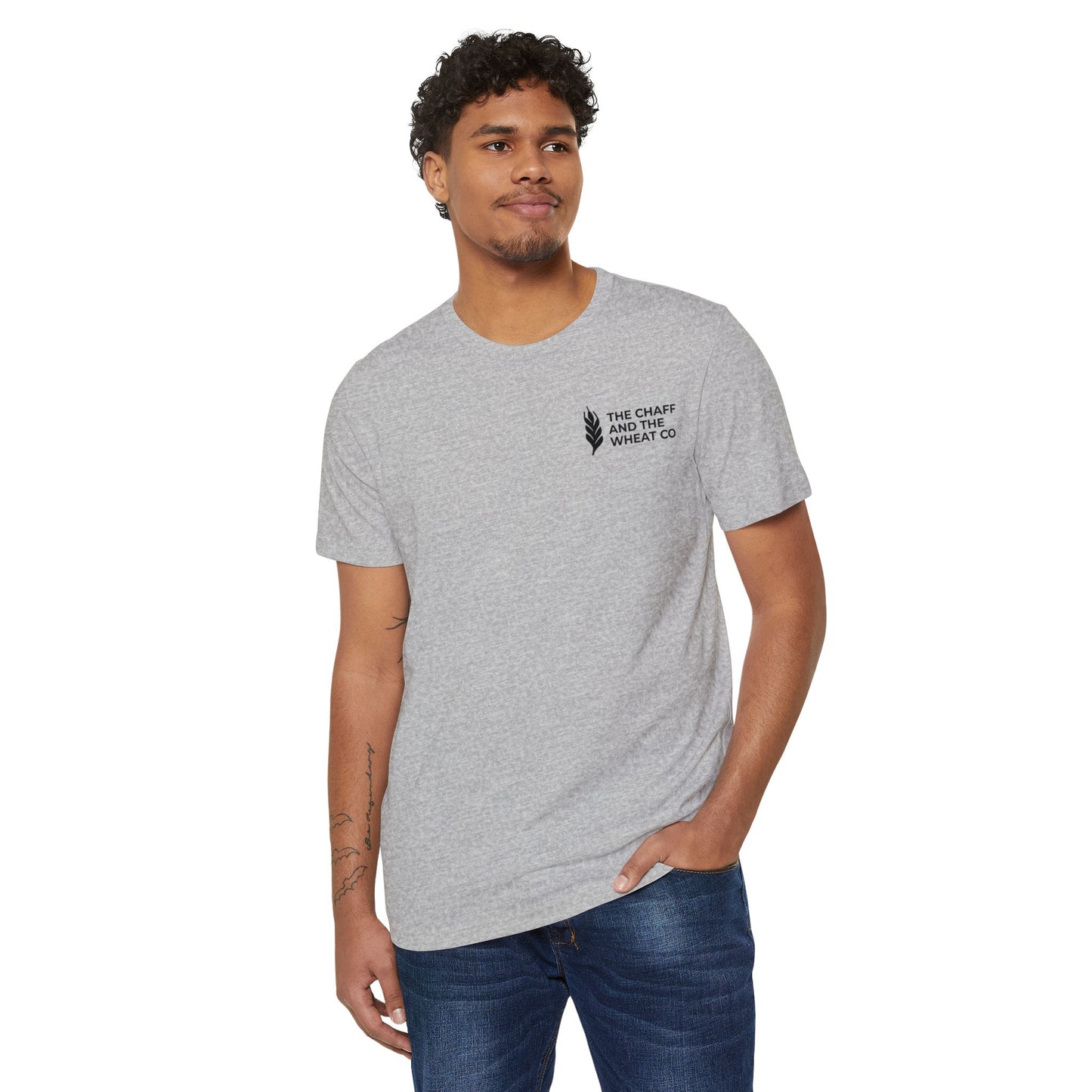 The Gospel - Adult Unisex Premium Organic Tee - Back Text, Dark-Lettered Edition - (7 Colors)
