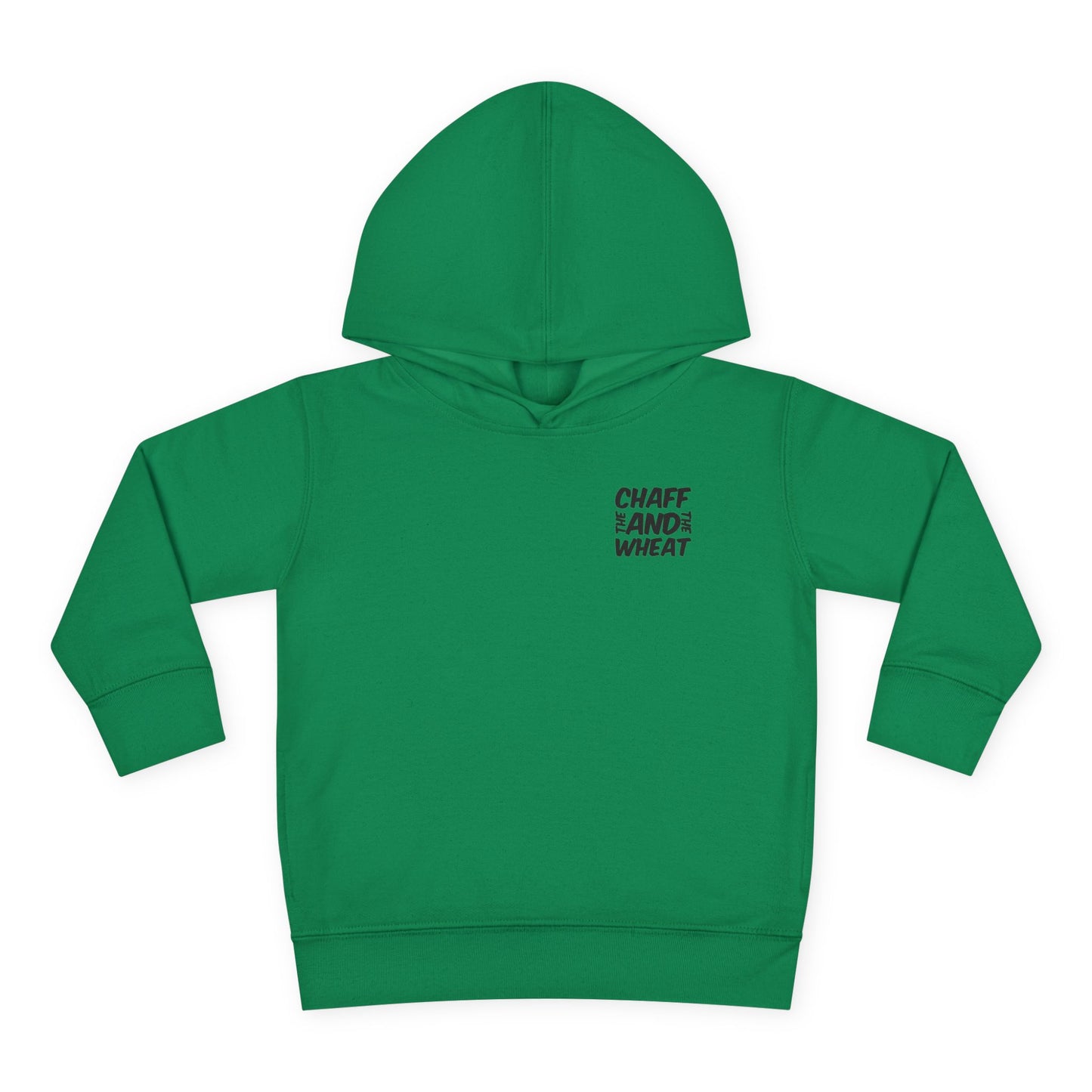 'I declare to you the gospel' - Back Text, Dark Lettered Edition - (7 Color Options) - Toddler Pullover Fleece Hoodie