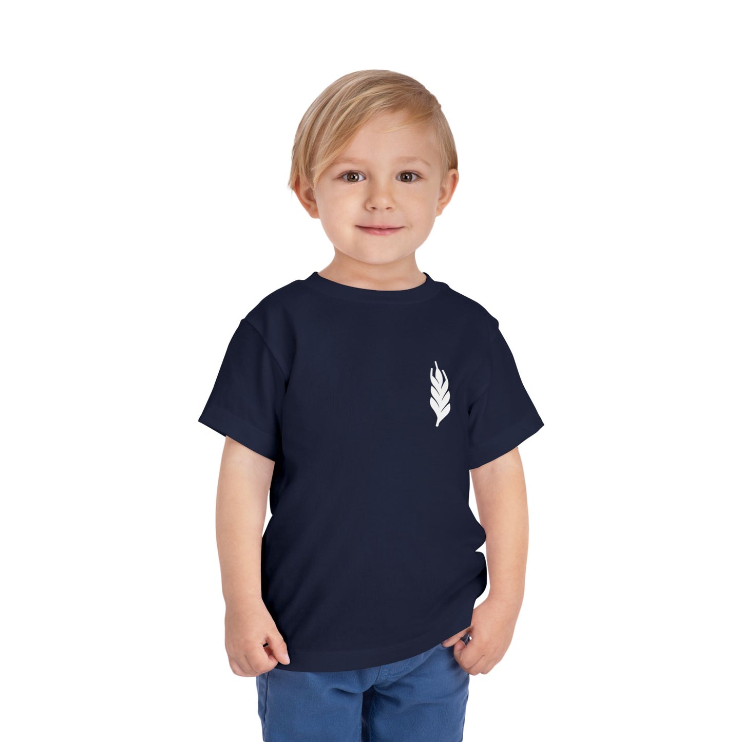 The Gospel - Toddler Short Sleeve Tee - Back Text, Light-Lettered Edition - (15 Colors)