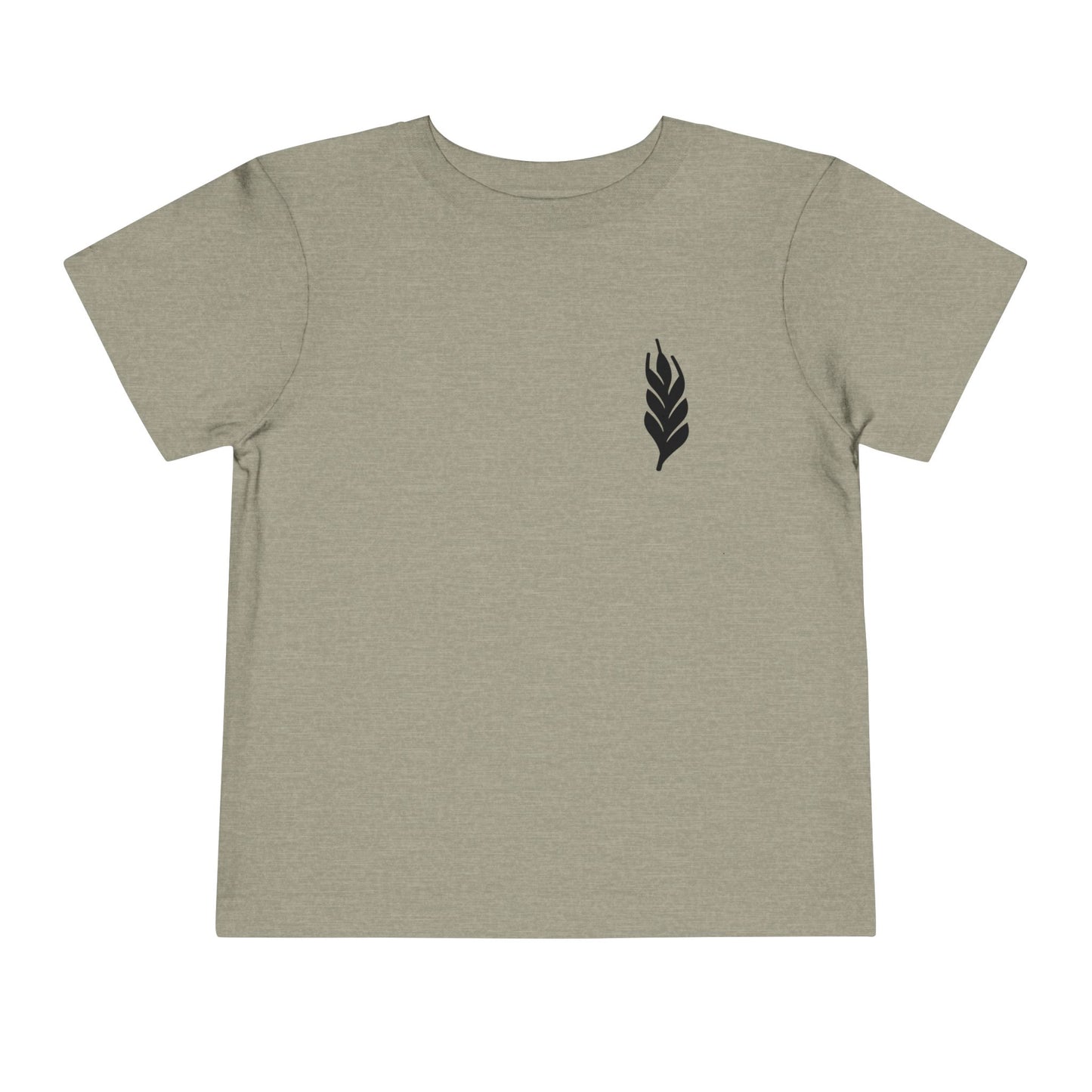 The Gospel - Toddler Short Sleeve Tee - Back Text, Dark-Lettered Edition - (16 Colors)