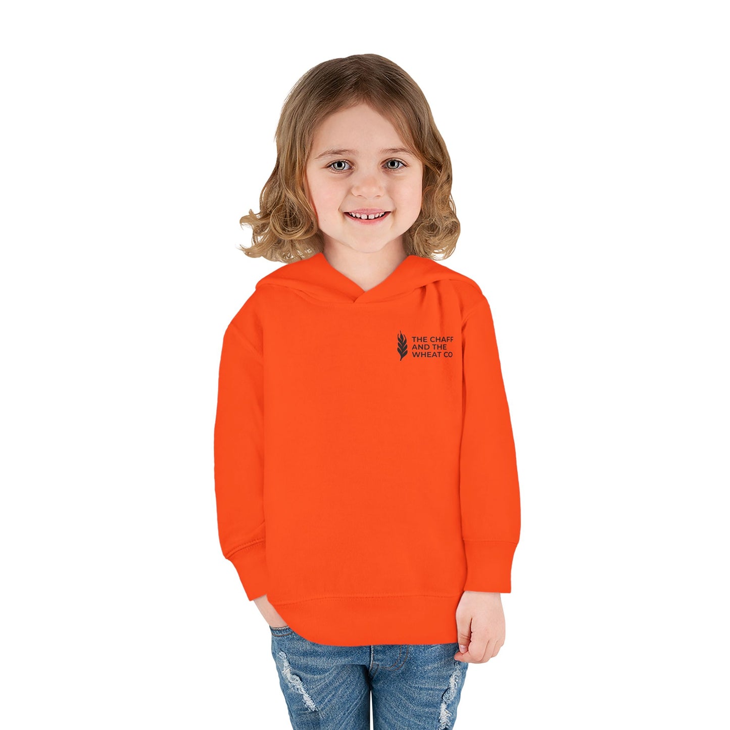 The Gospel - Toddler Pullover Hoodie - Back Text, Dark Lettered Edition - (13 Colors)