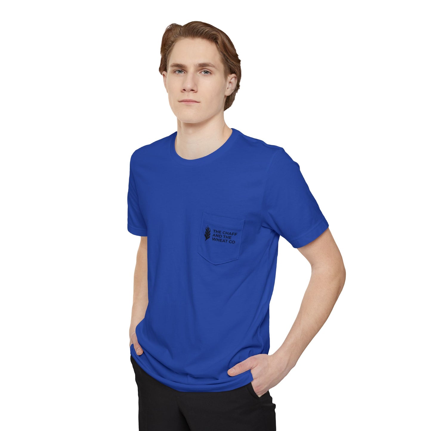 The Gospel - Adult Unisex Pocket Tee - Back Text, Dark-Lettered Edition - (4 Colors)