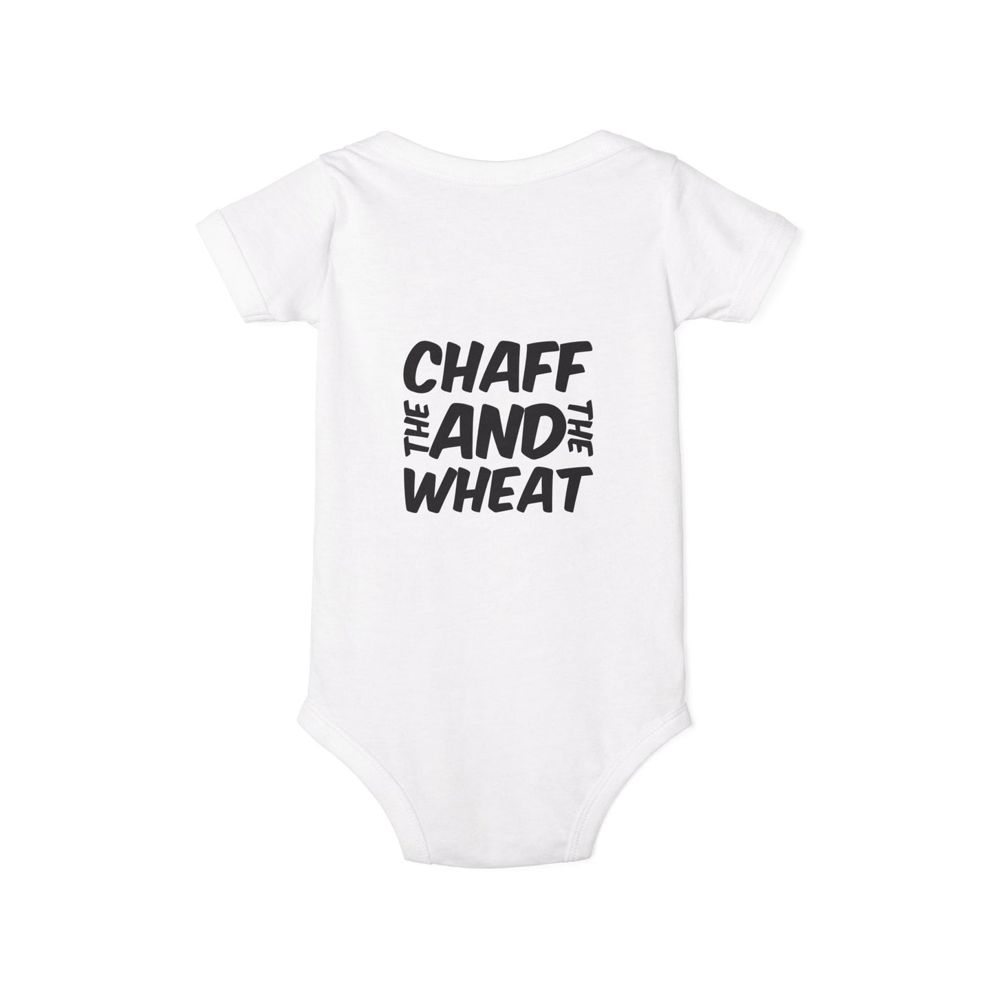 'I declare to you the gospel' - Front Text, Dark Lettered Edition - (7 Color Options) - Infant Jersey One Piece