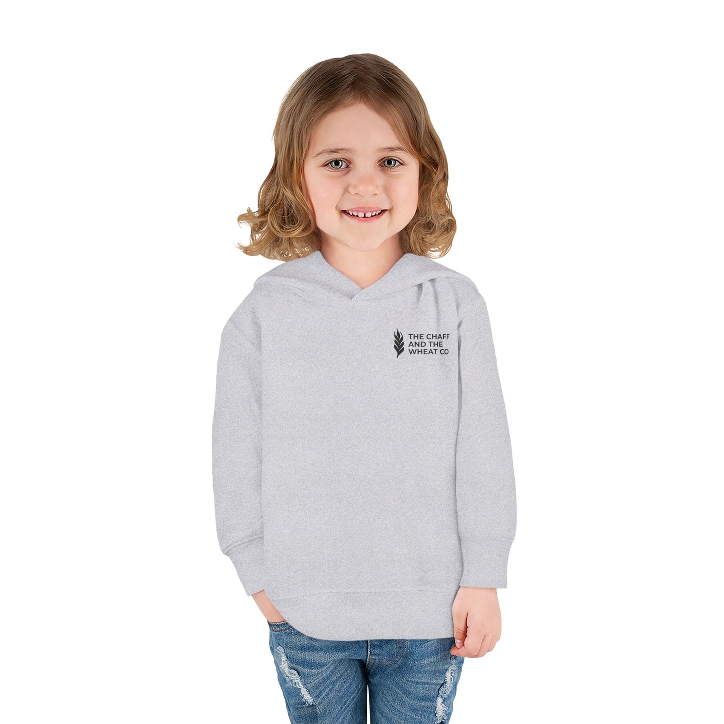 The Gospel - Toddler Pullover Hoodie - Back Text, Dark Lettered Edition - (13 Colors)
