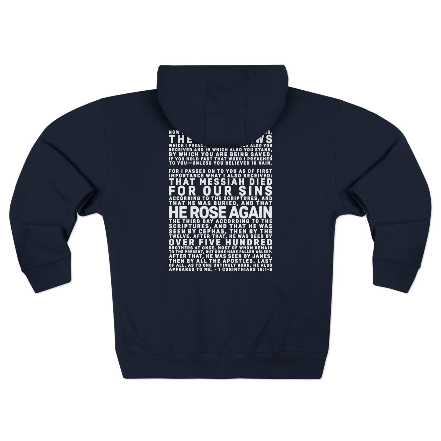 The Gospel - Adult Unisex Zip Hoodie - Light Lettered Edition - (8 Colors)