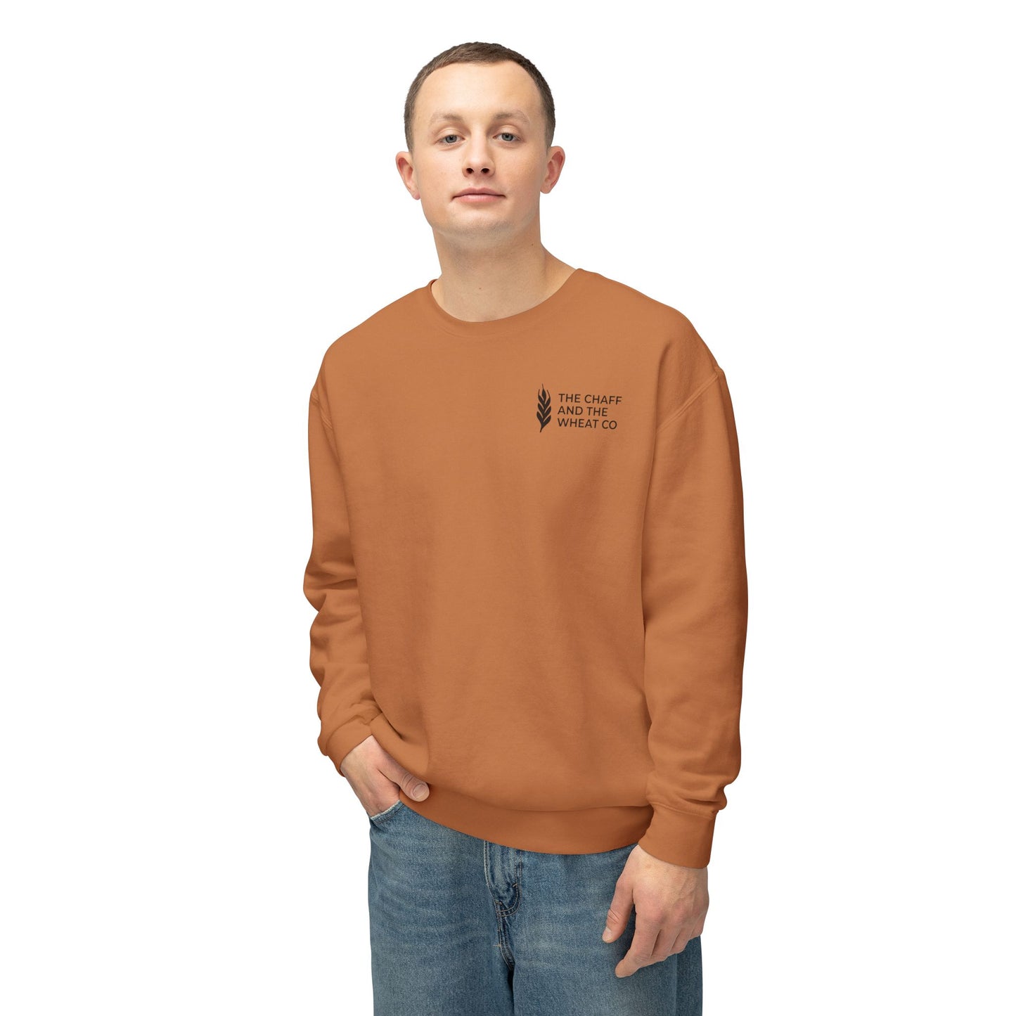 The Gospel - Adult Unisex Crewneck Sweatshirt - Back Text, Dark Lettered Edition - (12 Colors)