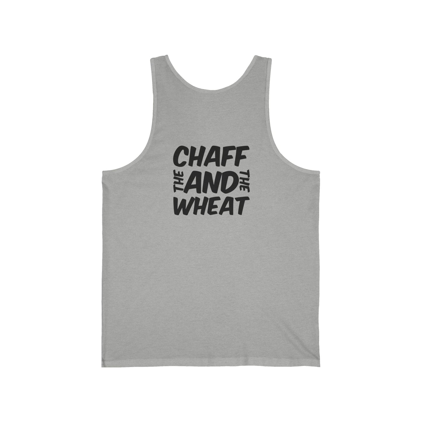 'I declare to you the gospel' - Front Text, Dark Lettered Edition - (4 Color Options) - Adult Unisex Jersey Tank