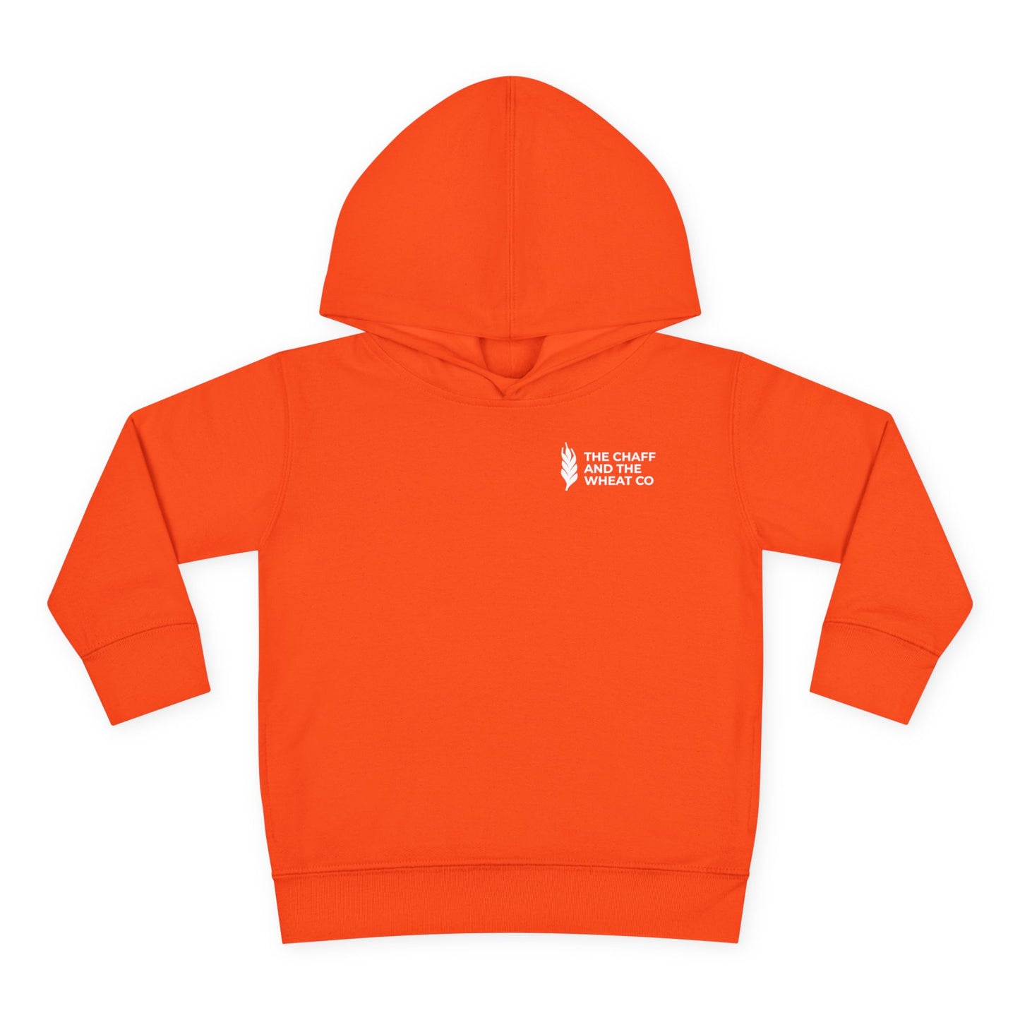 The Gospel - Toddler Pullover Hoodie - Back Text, Light Lettered Edition - (15 Colors)