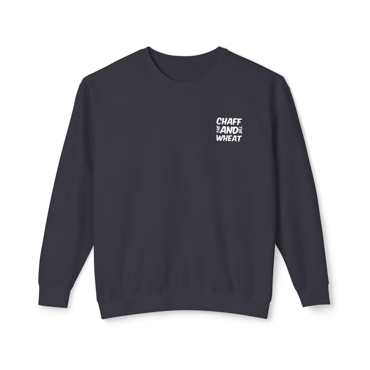 'I declare to you the gospel' - Back Text, Light Lettered Edition - (10 Color Options) - Adult Unisex Lightweight Crewneck Sweatshirt