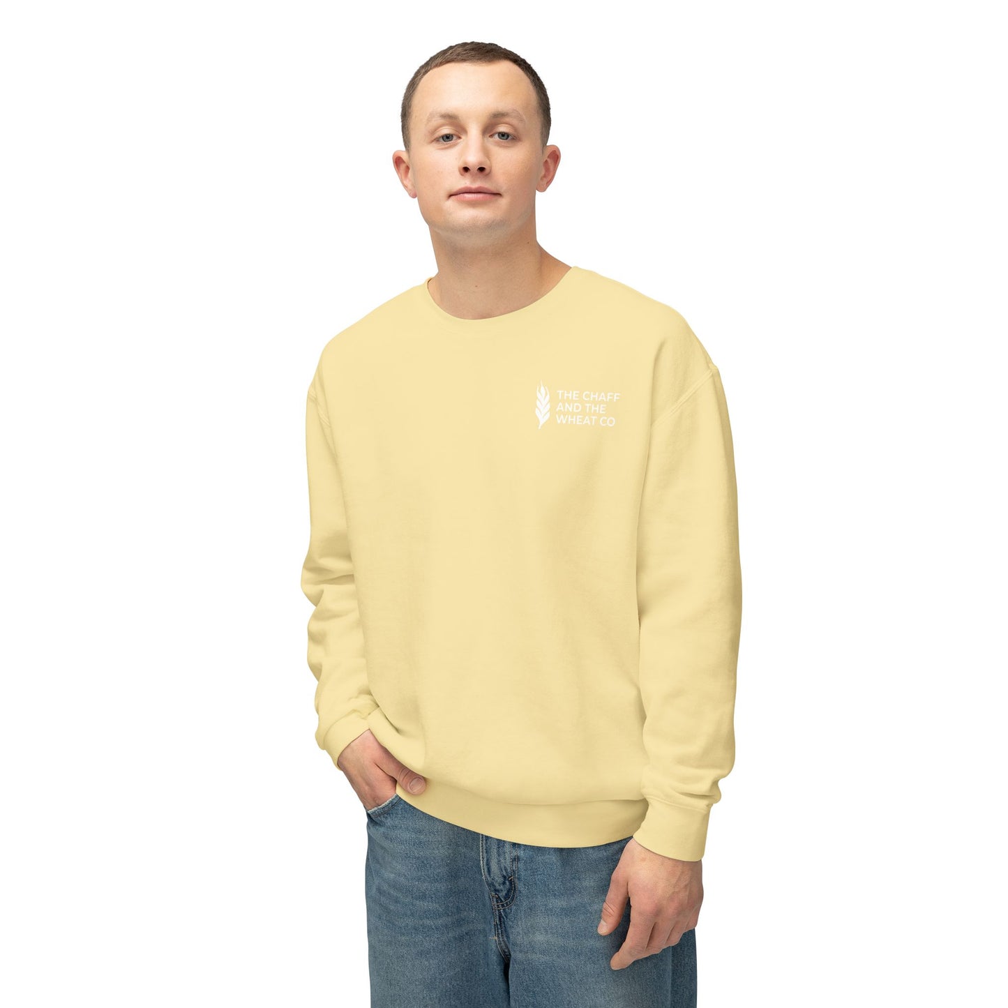 The Gospel - Adult Unisex Crewneck Sweatshirt - Back Text, Light Lettered Edition - (11 Colors)