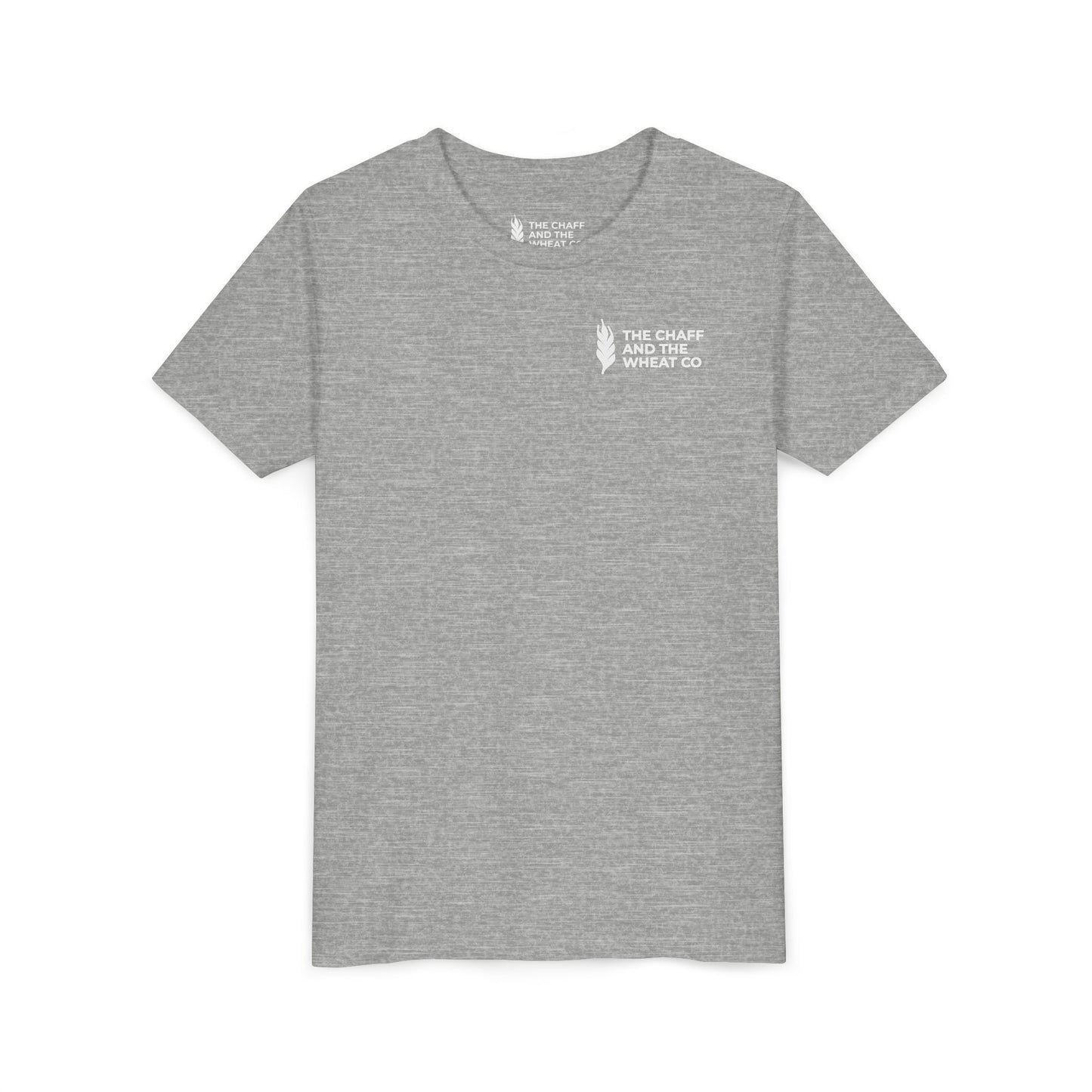The Gospel - Youth Short Sleeve Tee - Back Text, Light-Lettered Edition - (22 Colors)