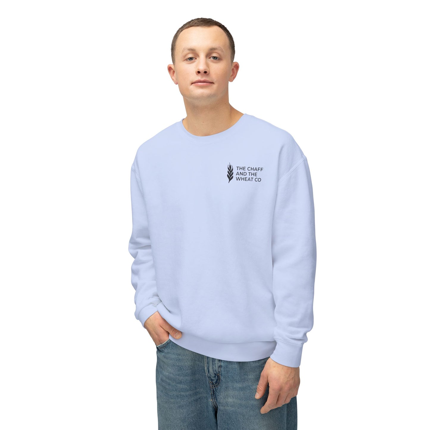 The Gospel - Adult Unisex Crewneck Sweatshirt - Back Text, Dark Lettered Edition - (12 Colors)