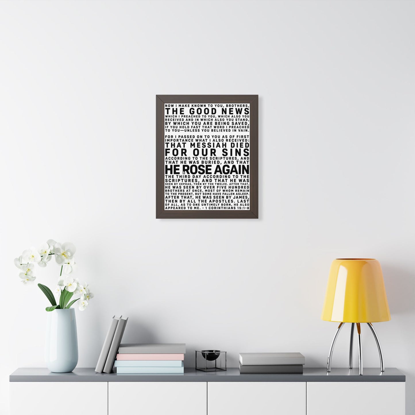 The Gospel - Framed Poster - (4 Sizes // 3 Frame Colors)