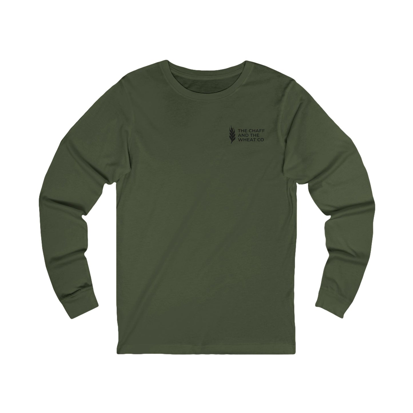 The Gospel - Adult Unisex Long Sleeve Tee - Back Text, Dark Lettered Edition - (8 Colors)