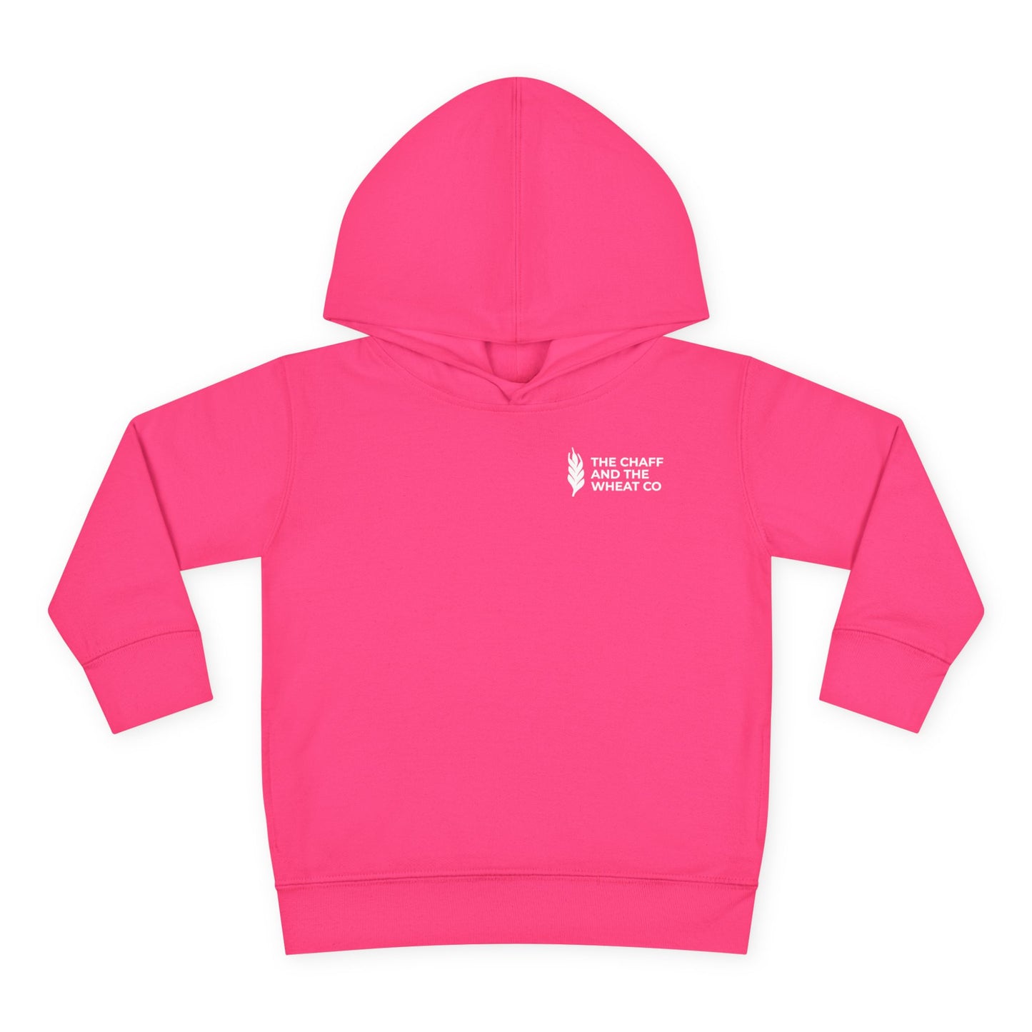 The Gospel - Toddler Pullover Hoodie - Back Text, Light Lettered Edition - (15 Colors)