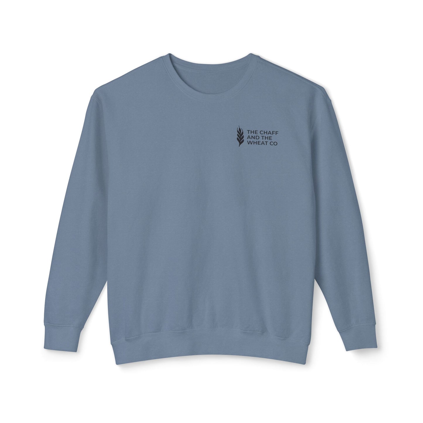 The Gospel - Adult Unisex Crewneck Sweatshirt - Back Text, Dark Lettered Edition - (12 Colors)
