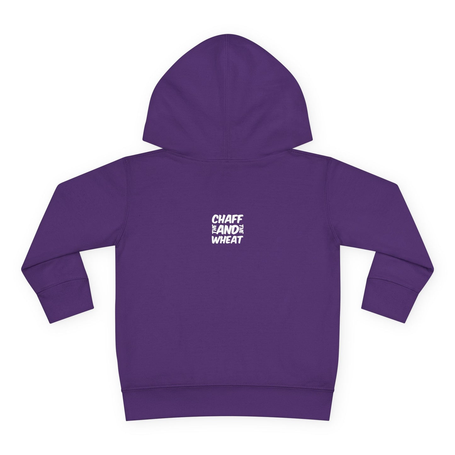 'I declare to you the gospel' - Front Text, Light Lettered Edition - (15 Color Options) - Toddler Pullover Fleece Hoodie