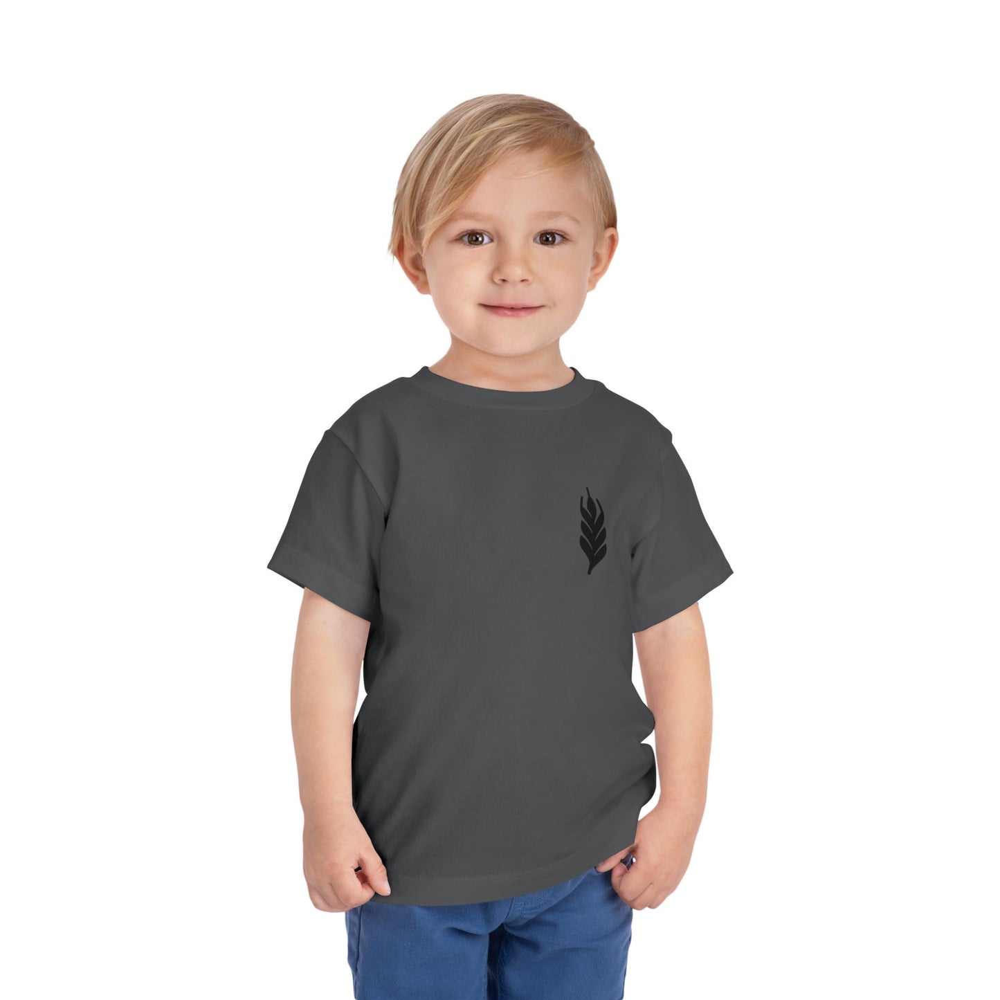 The Gospel - Toddler Short Sleeve Tee - Back Text, Dark-Lettered Edition - (16 Colors)