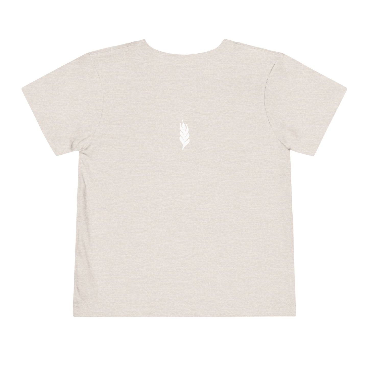 The Gospel - Toddler Short Sleeve Tee - Front Text, Light-Lettered Edition - (15 Colors)