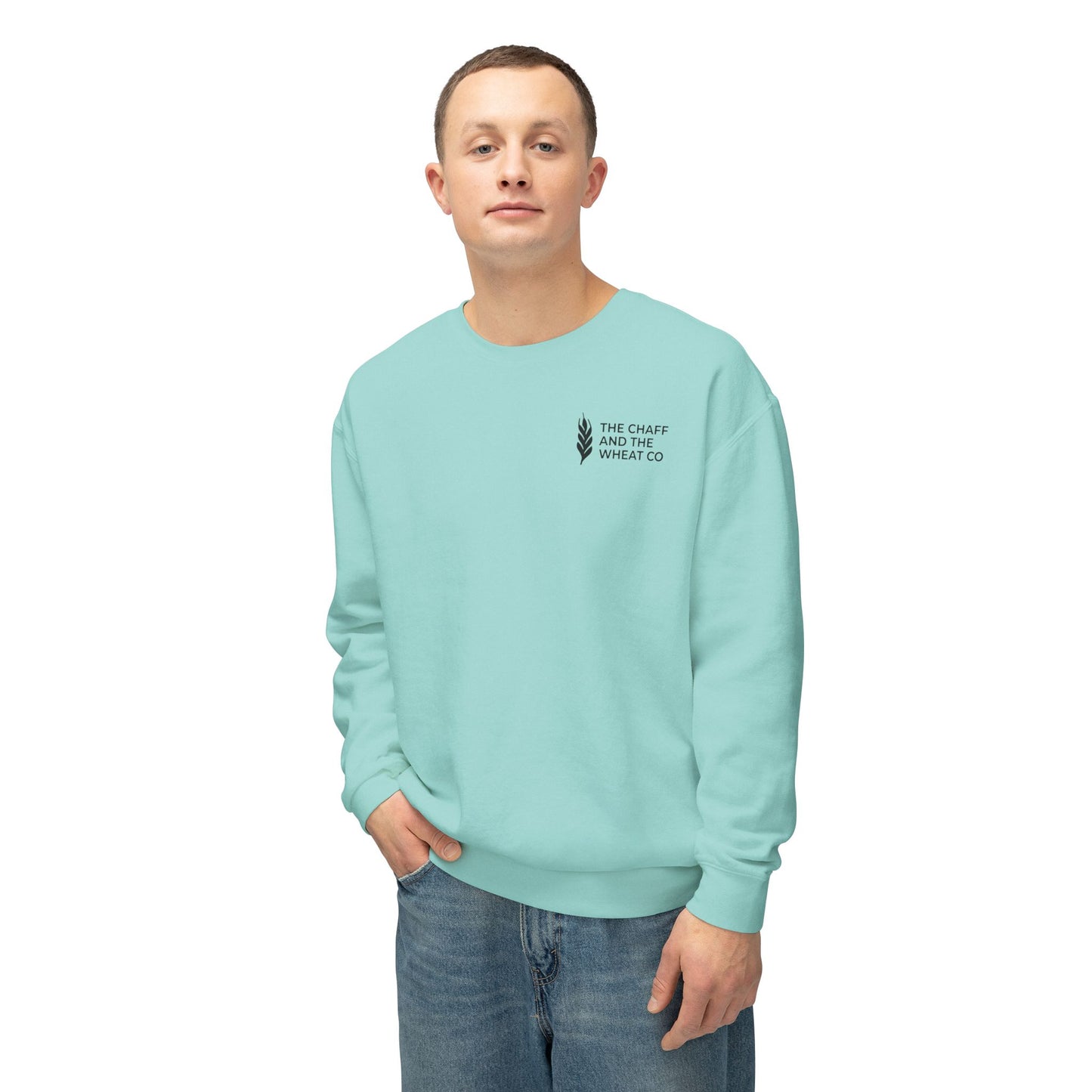 The Gospel - Adult Unisex Crewneck Sweatshirt - Back Text, Dark Lettered Edition - (12 Colors)