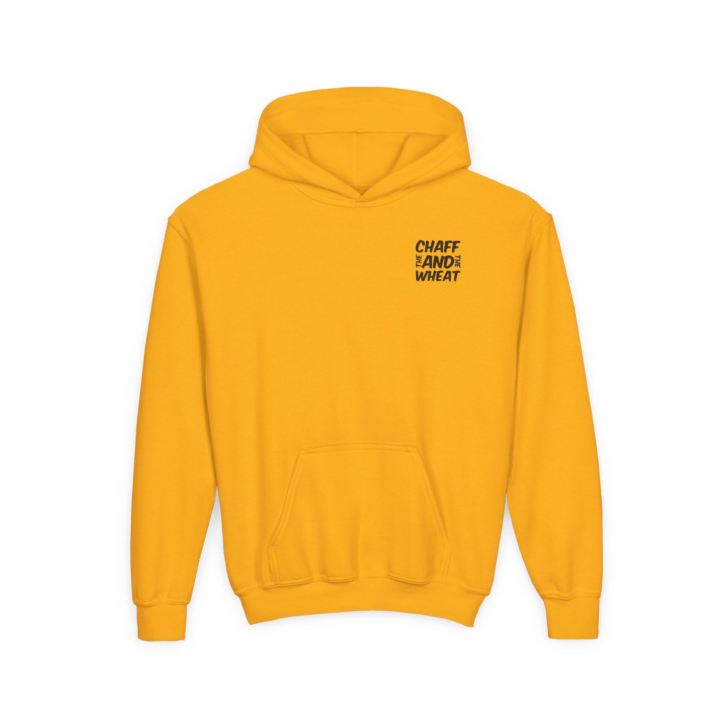 'I declare to you the gospel' - Dark Lettered Edition - (9 Color Options) - Youth Heavy Blend Hoodie