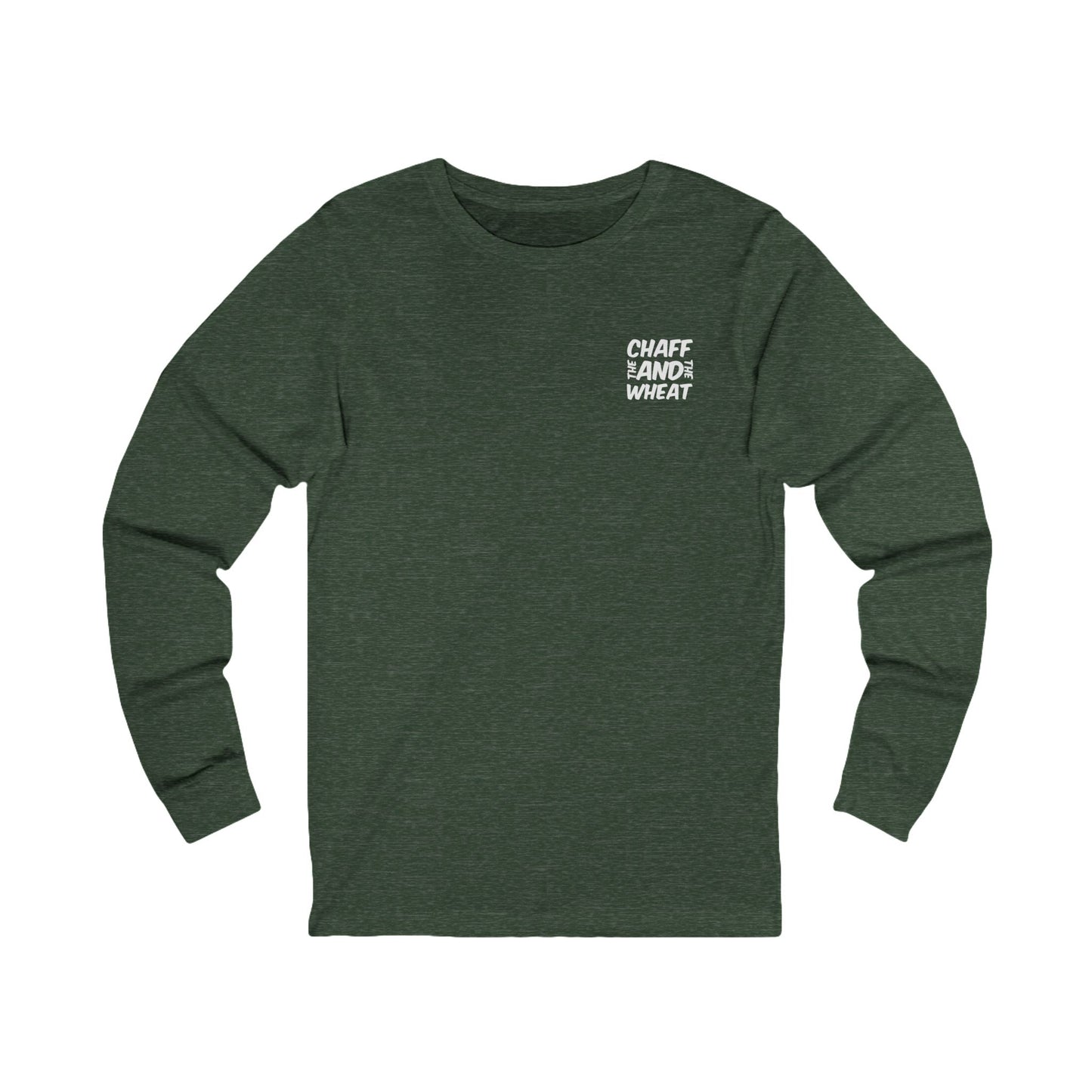'I declare to you the gospel' - Back Text, Light Lettered Edition - (11 Color Options) - Adult Unisex Jersey Long Sleeve Tee