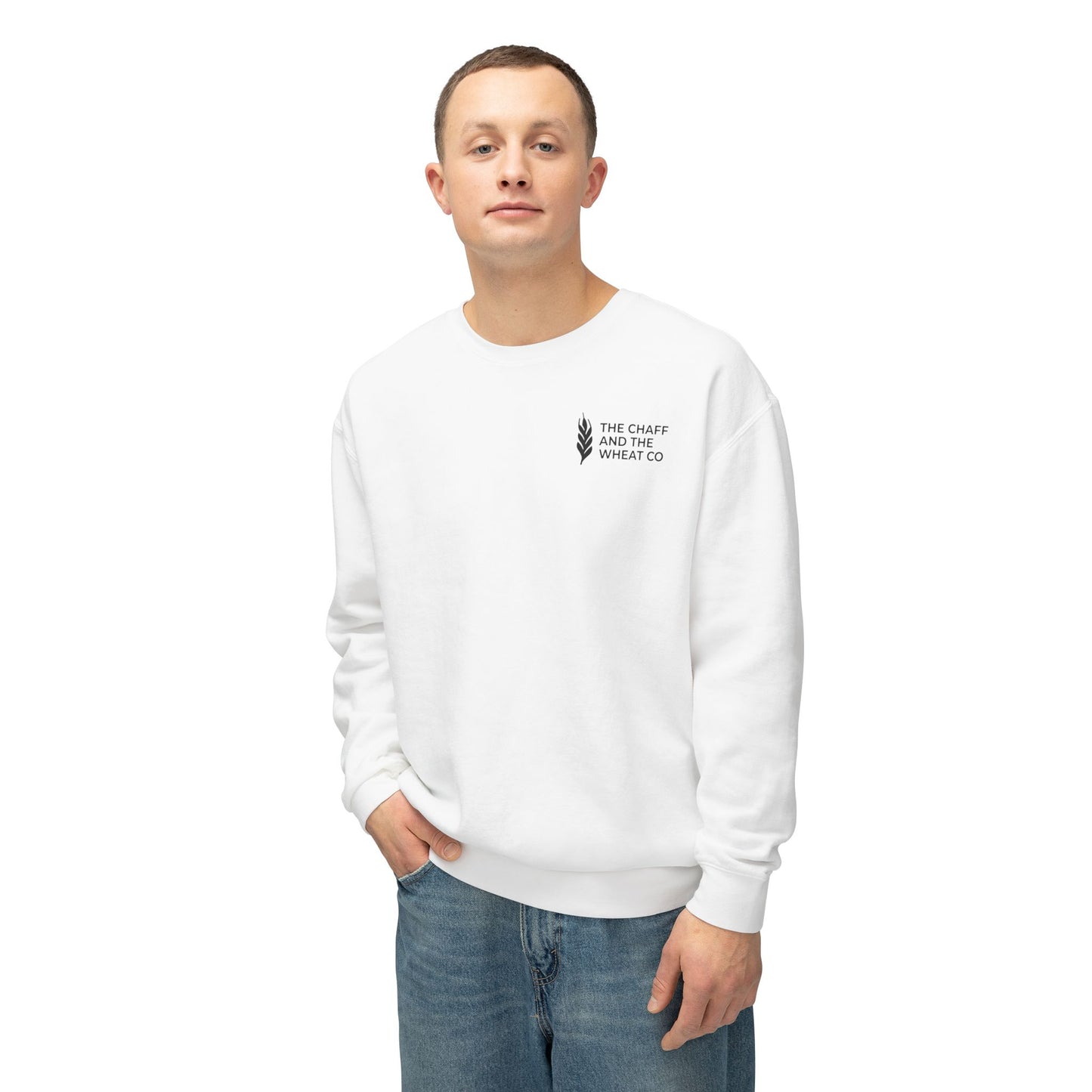 The Gospel - Adult Unisex Crewneck Sweatshirt - Back Text, Dark Lettered Edition - (12 Colors)