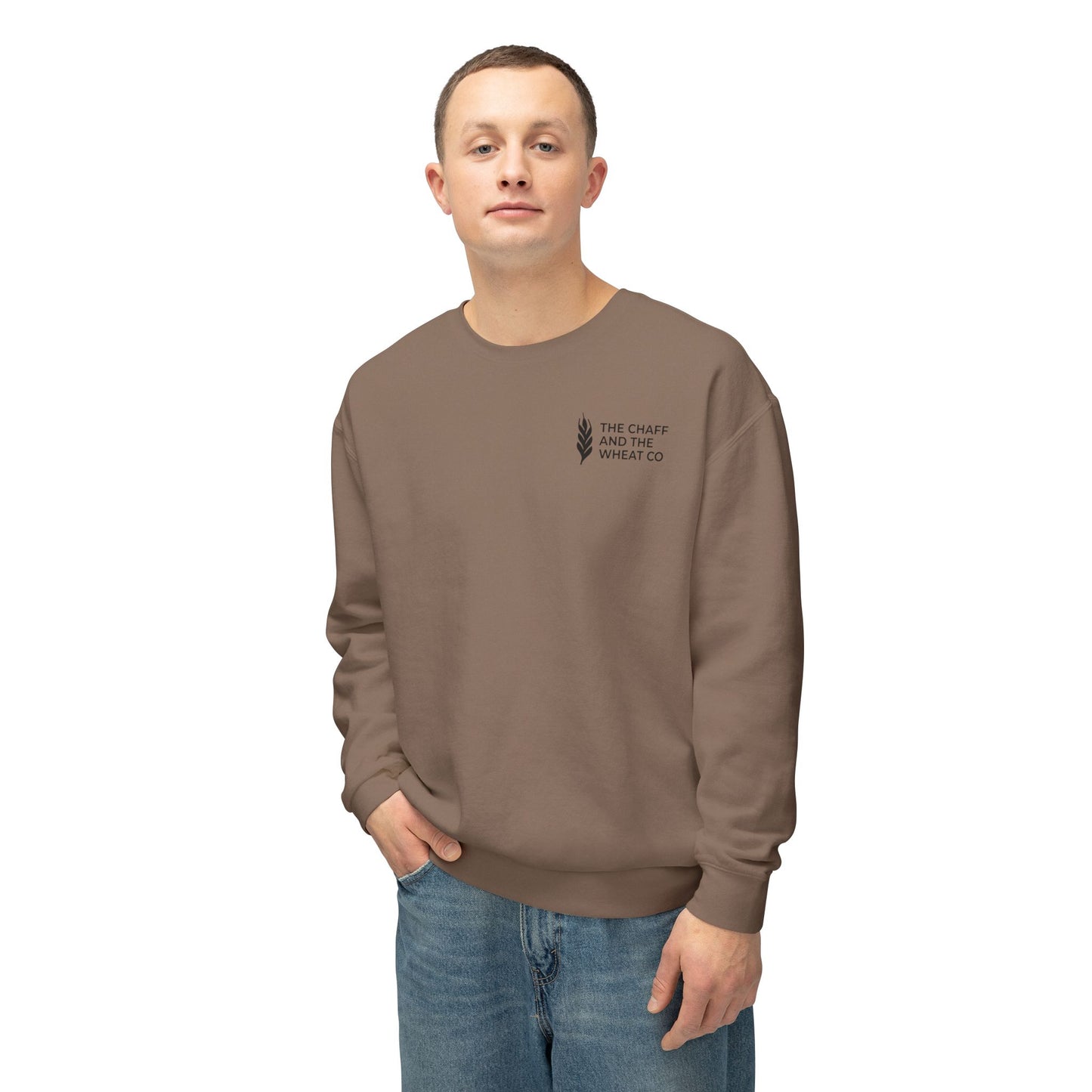 The Gospel - Adult Unisex Crewneck Sweatshirt - Back Text, Dark Lettered Edition - (12 Colors)