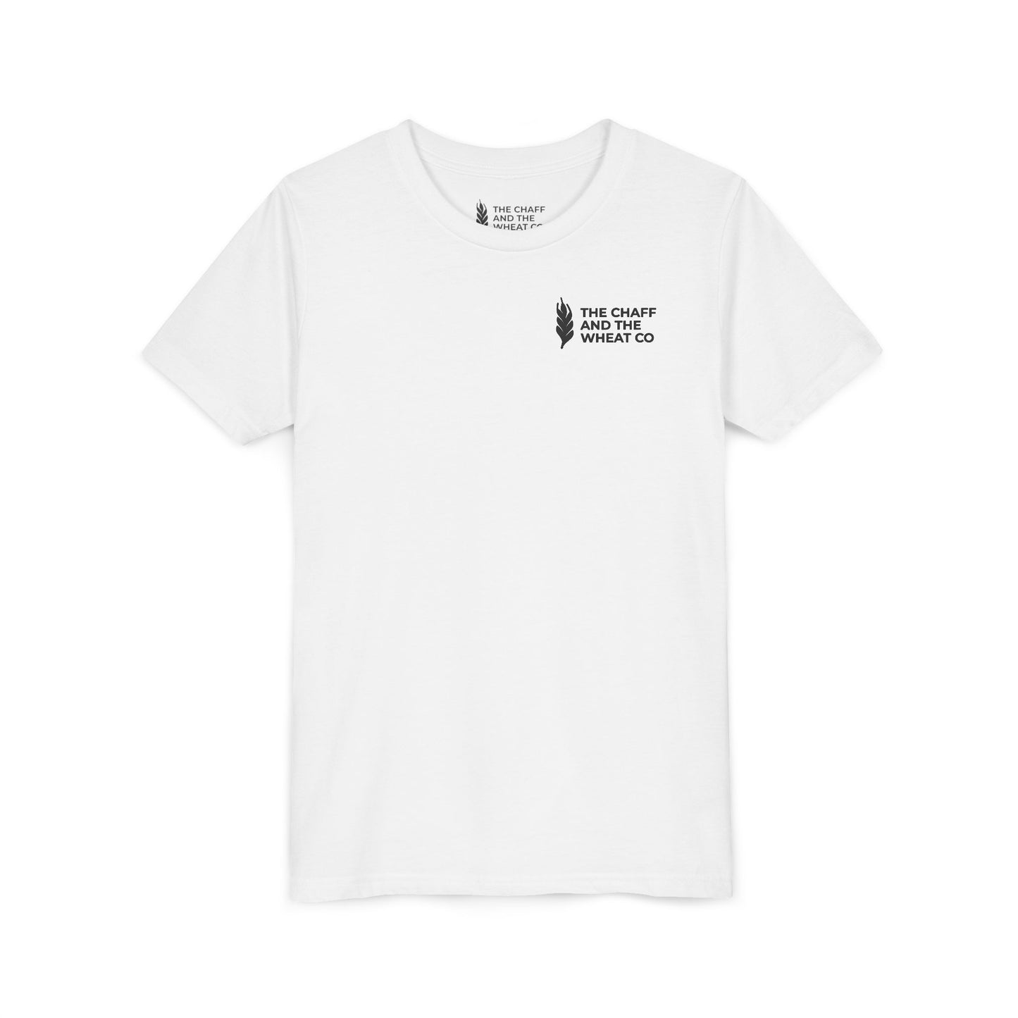 The Gospel - Youth Short Sleeve Tee - Back Text, Dark-Lettered Edition - (17 Colors)
