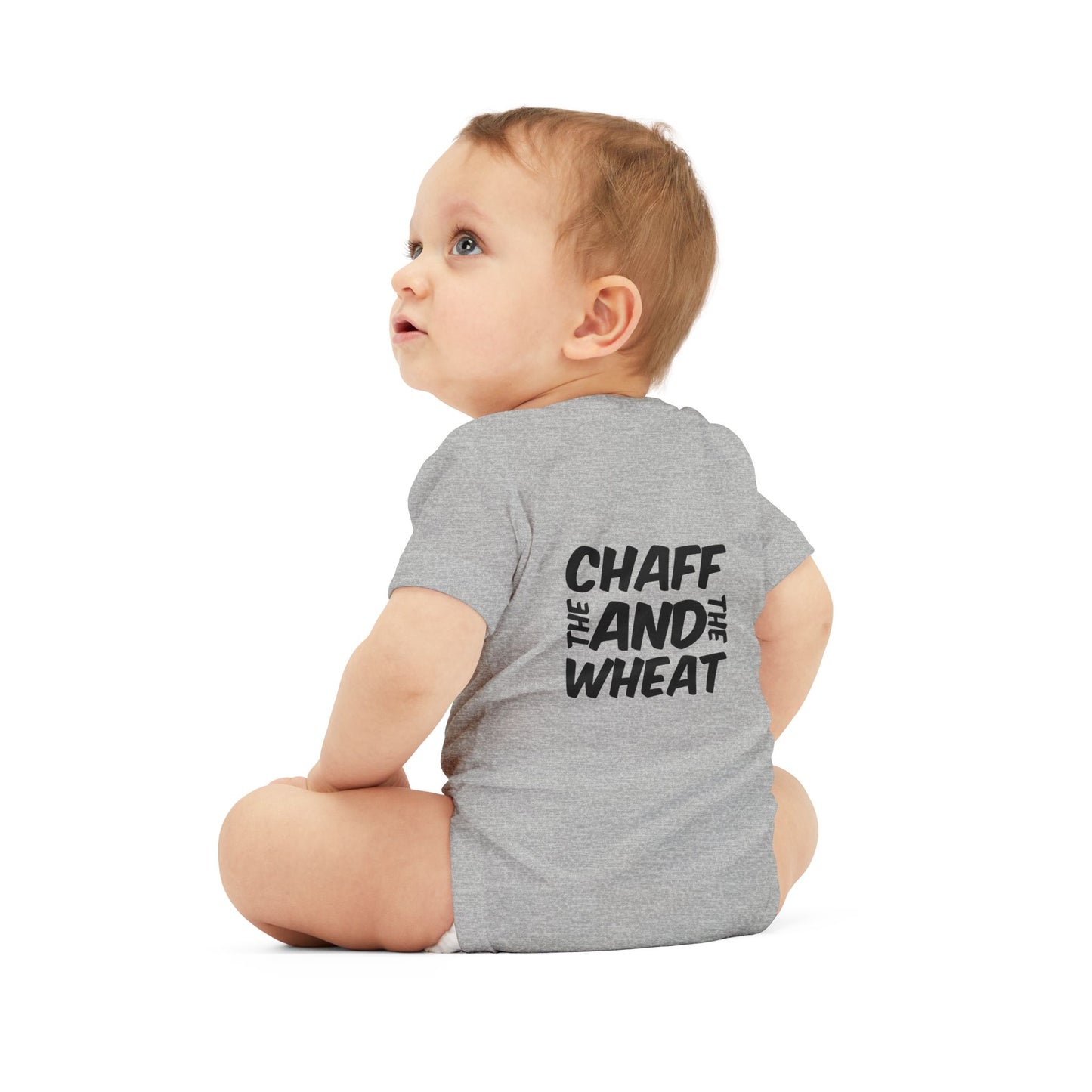 'I declare to you the gospel' - Front Text, Dark Lettered Edition - (7 Color Options) - Infant Jersey One Piece