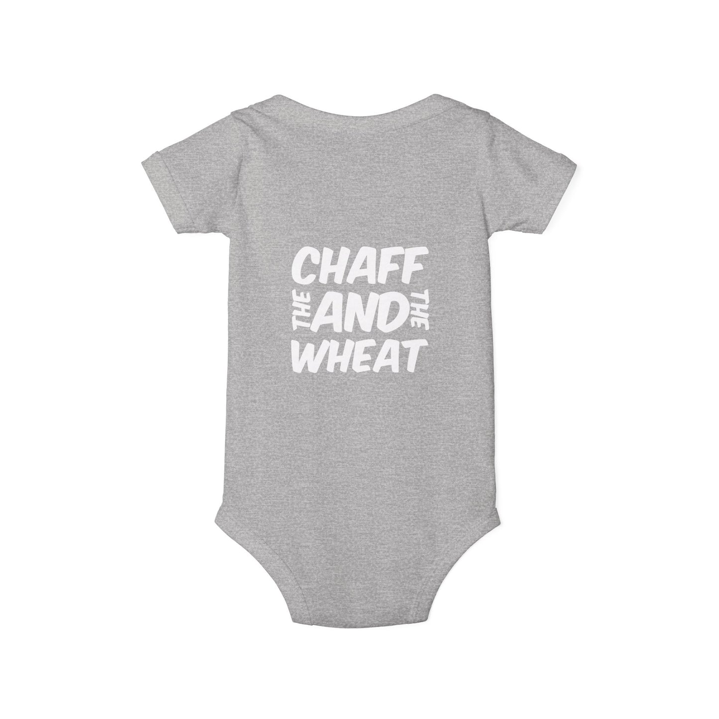 'I declare to you the gospel' - Front Text, Light Lettered Edition - (8 Color Options) - Infant Jersey One Piece