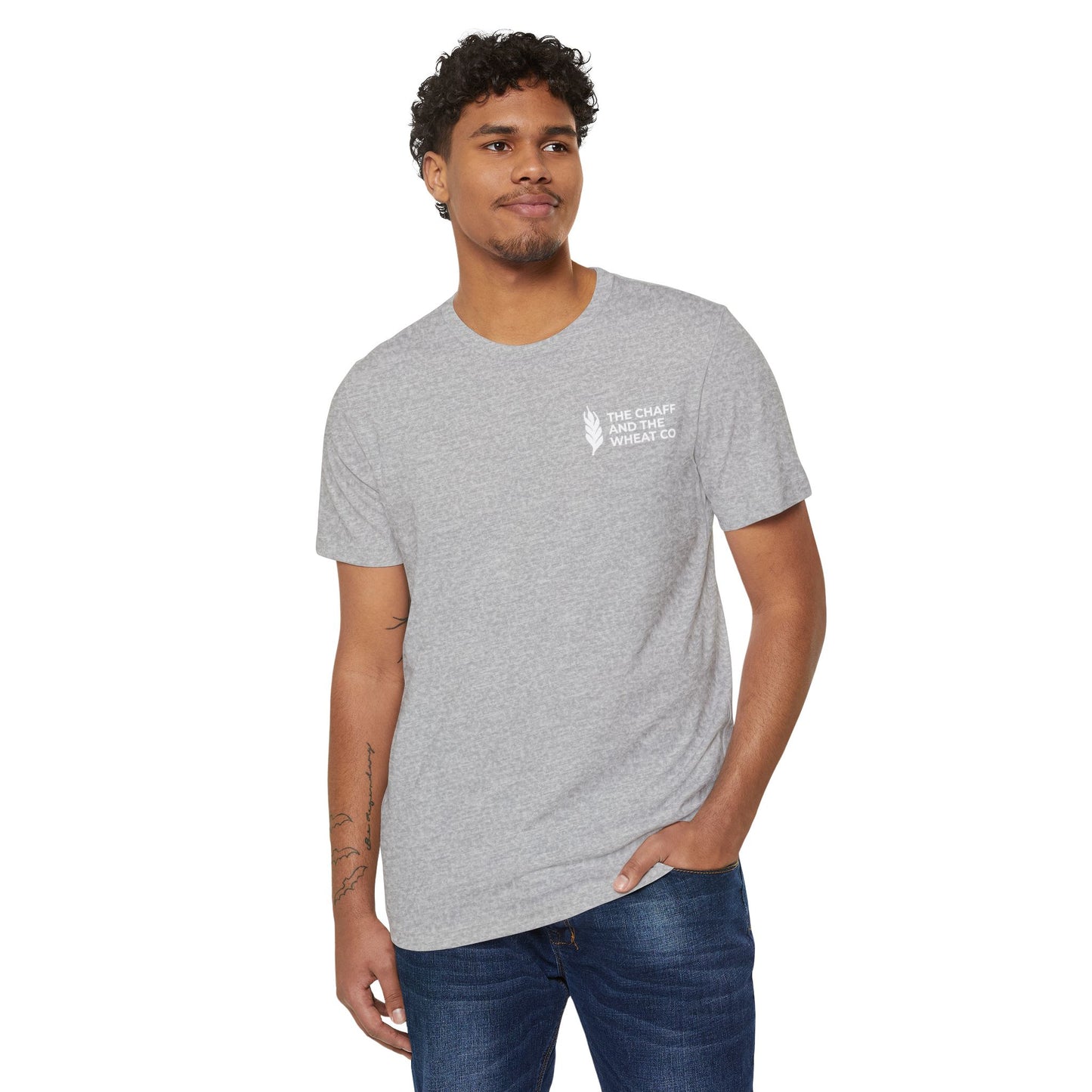 The Gospel - Adult Unisex Premium Organic Tee - Back Text, Light-Lettered Edition - (7 Colors)