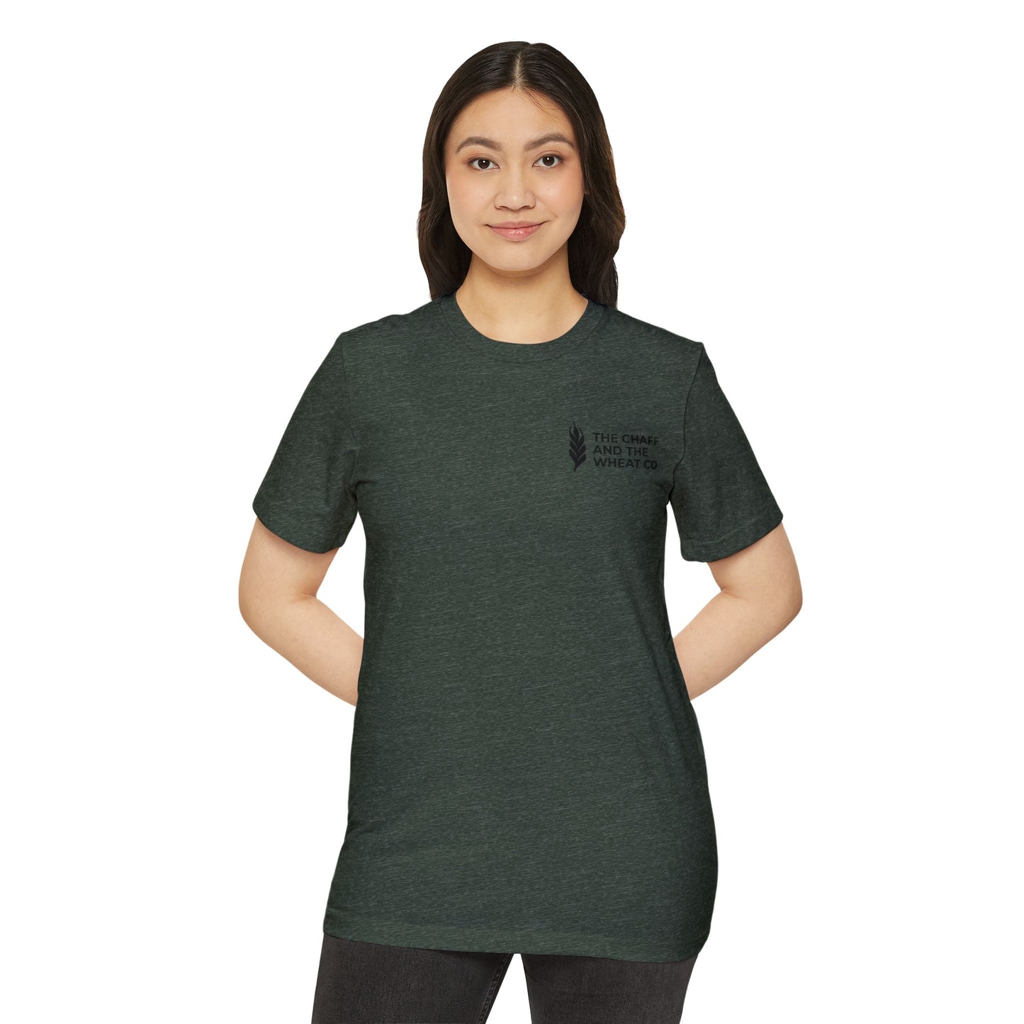 The Gospel - Adult Unisex Premium Organic Tee - Back Text, Dark-Lettered Edition - (7 Colors)