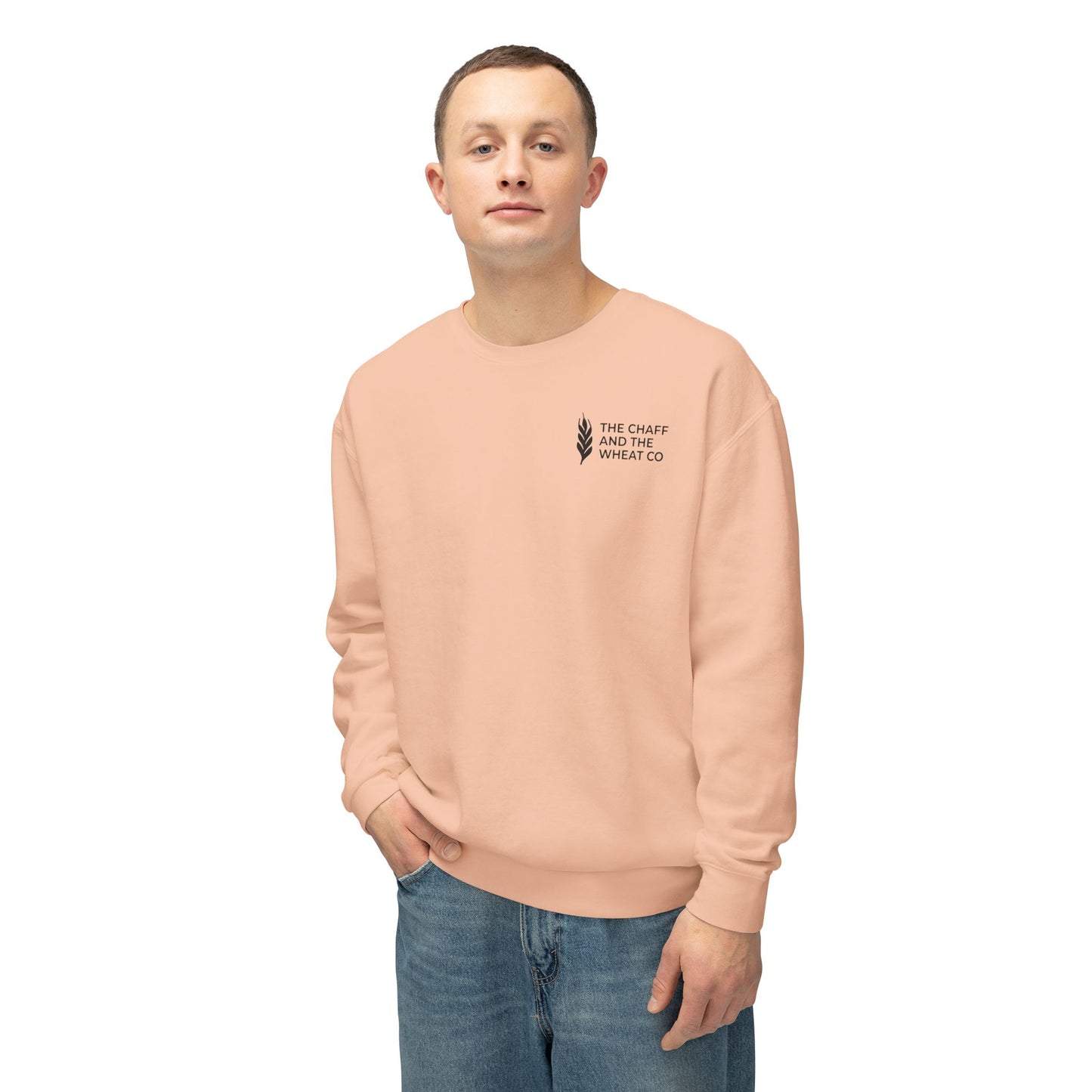 The Gospel - Adult Unisex Crewneck Sweatshirt - Back Text, Dark Lettered Edition - (12 Colors)