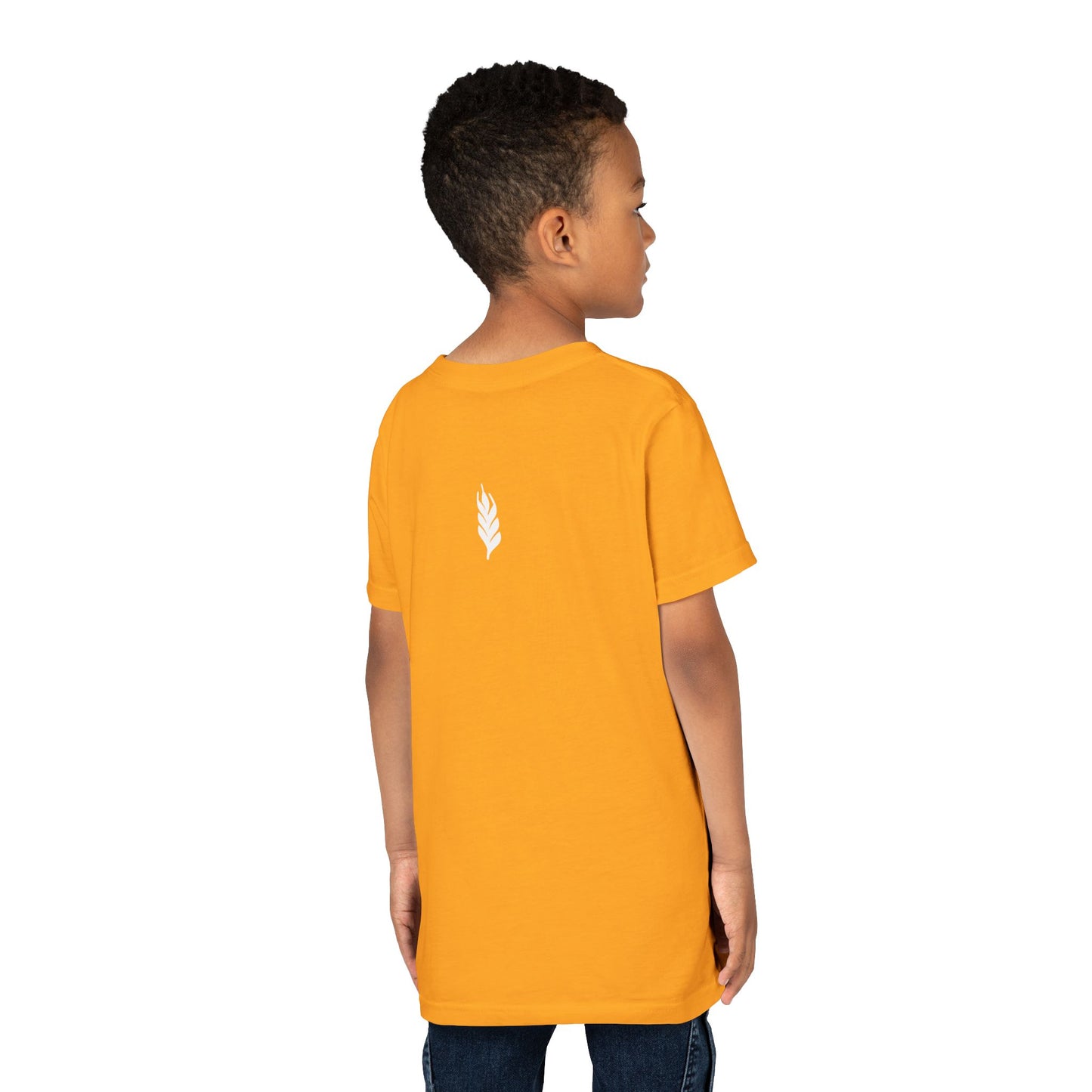 The Gospel - Youth Short Sleeve Tee - Back Text, Light-Lettered Edition - (22 Colors)