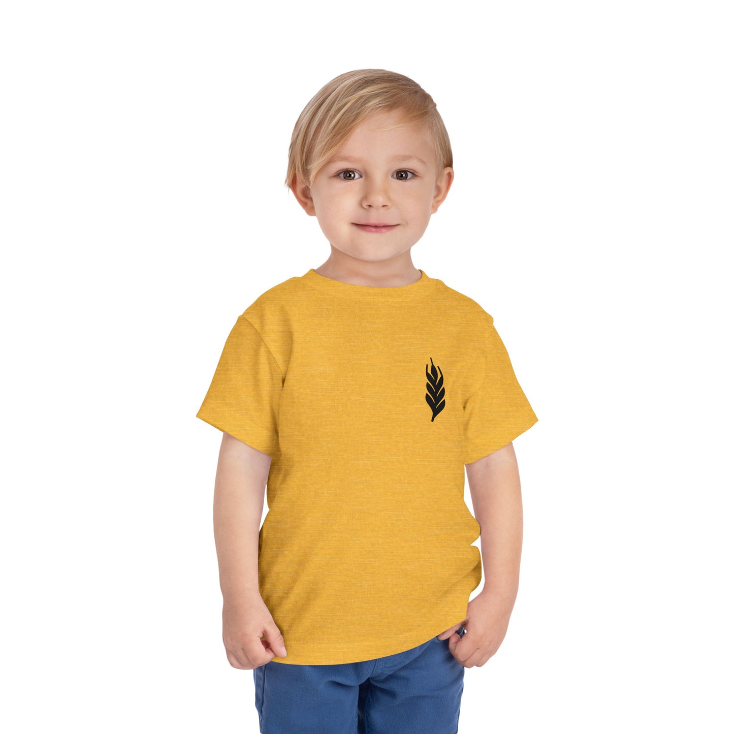 The Gospel - Toddler Short Sleeve Tee - Back Text, Dark-Lettered Edition - (16 Colors)