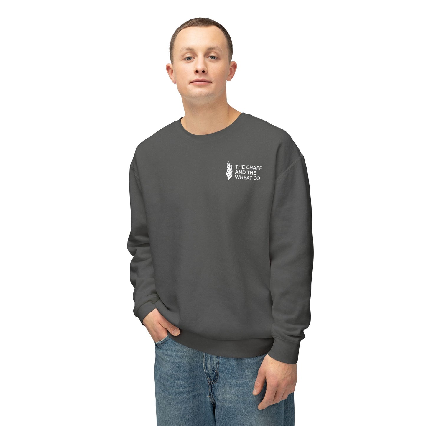 The Gospel - Adult Unisex Crewneck Sweatshirt - Back Text, Light Lettered Edition - (11 Colors)