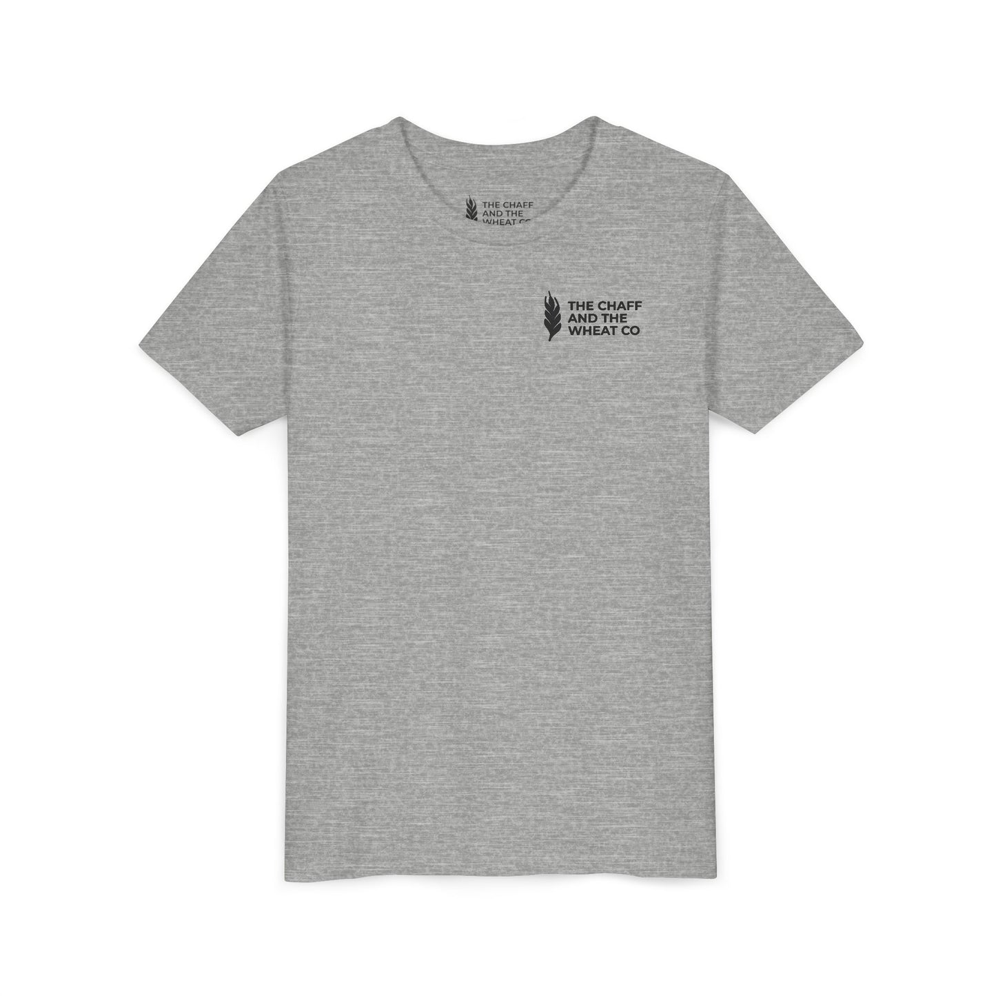 The Gospel - Youth Short Sleeve Tee - Back Text, Dark-Lettered Edition - (17 Colors)